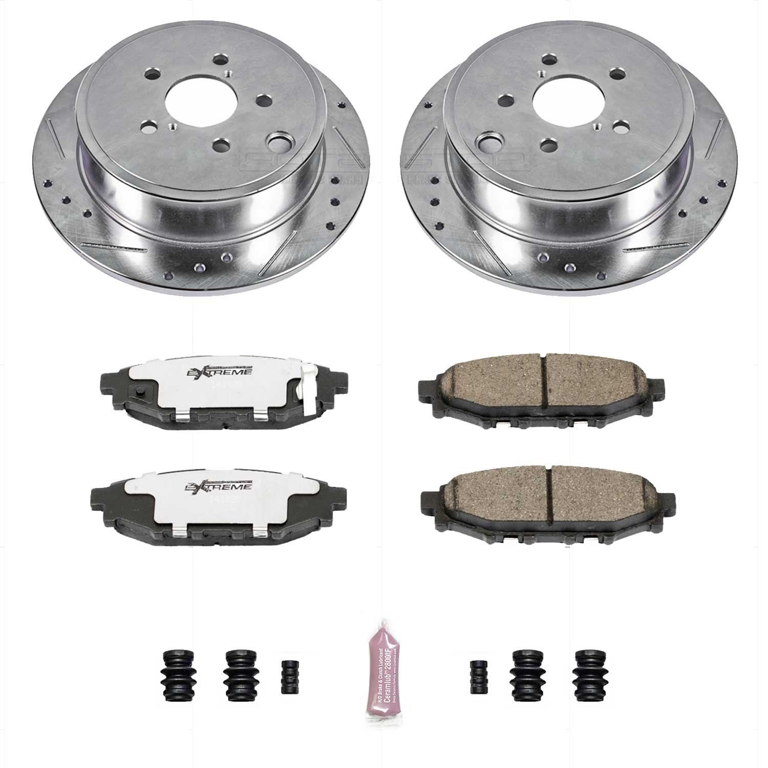 Power Stop - K4631-26 - Rear - Disc Brake Pad and Rotor Kit