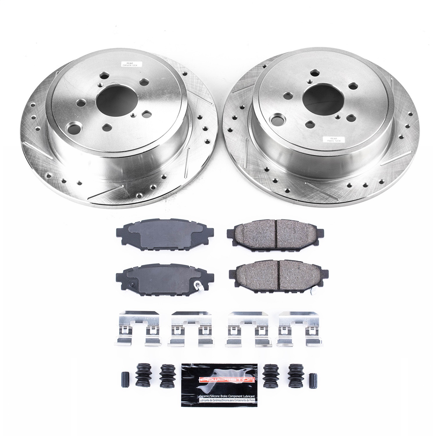 Power Stop - K4631 - Rear - Disc Brake Pad and Rotor Kit