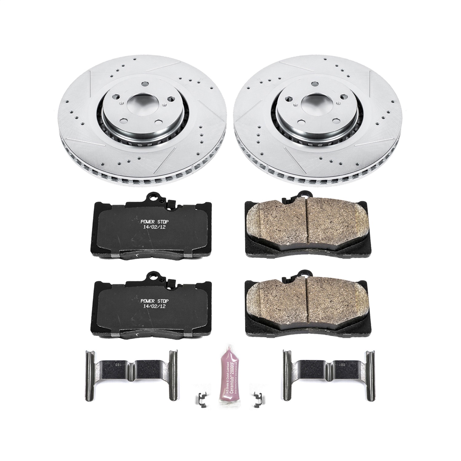 Power Stop - K4633 - Front - Disc Brake Pad and Rotor Kit
