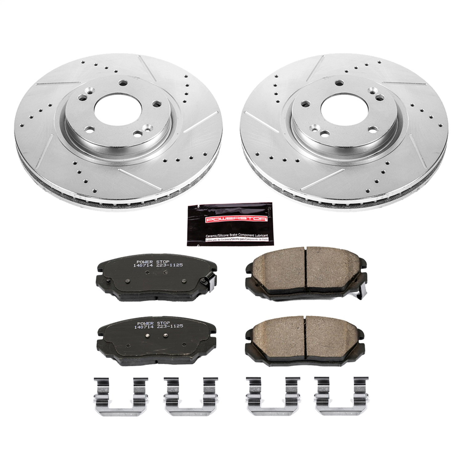Power Stop - K4646 - Front - Disc Brake Pad and Rotor Kit