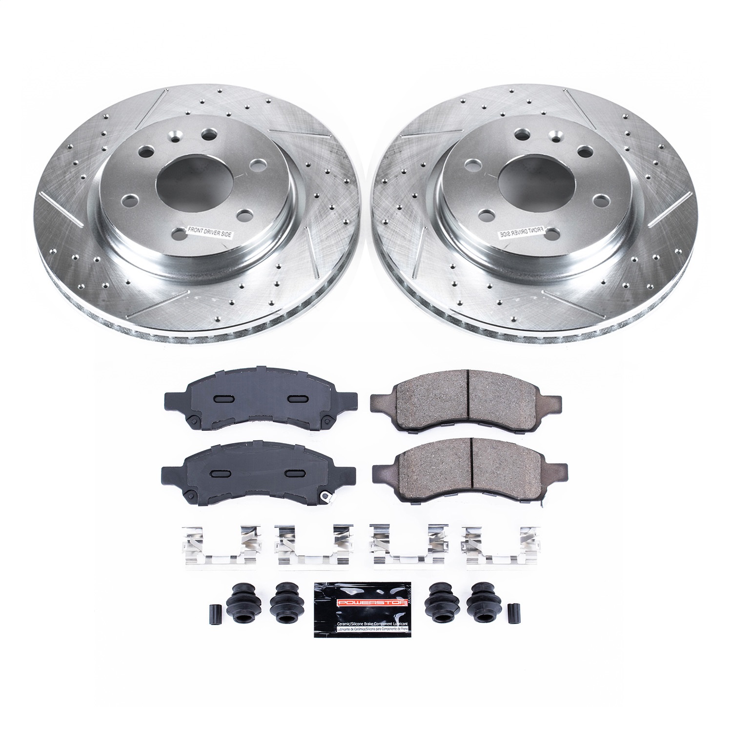 Power Stop - K4657 - Front - Disc Brake Pad and Rotor Kit