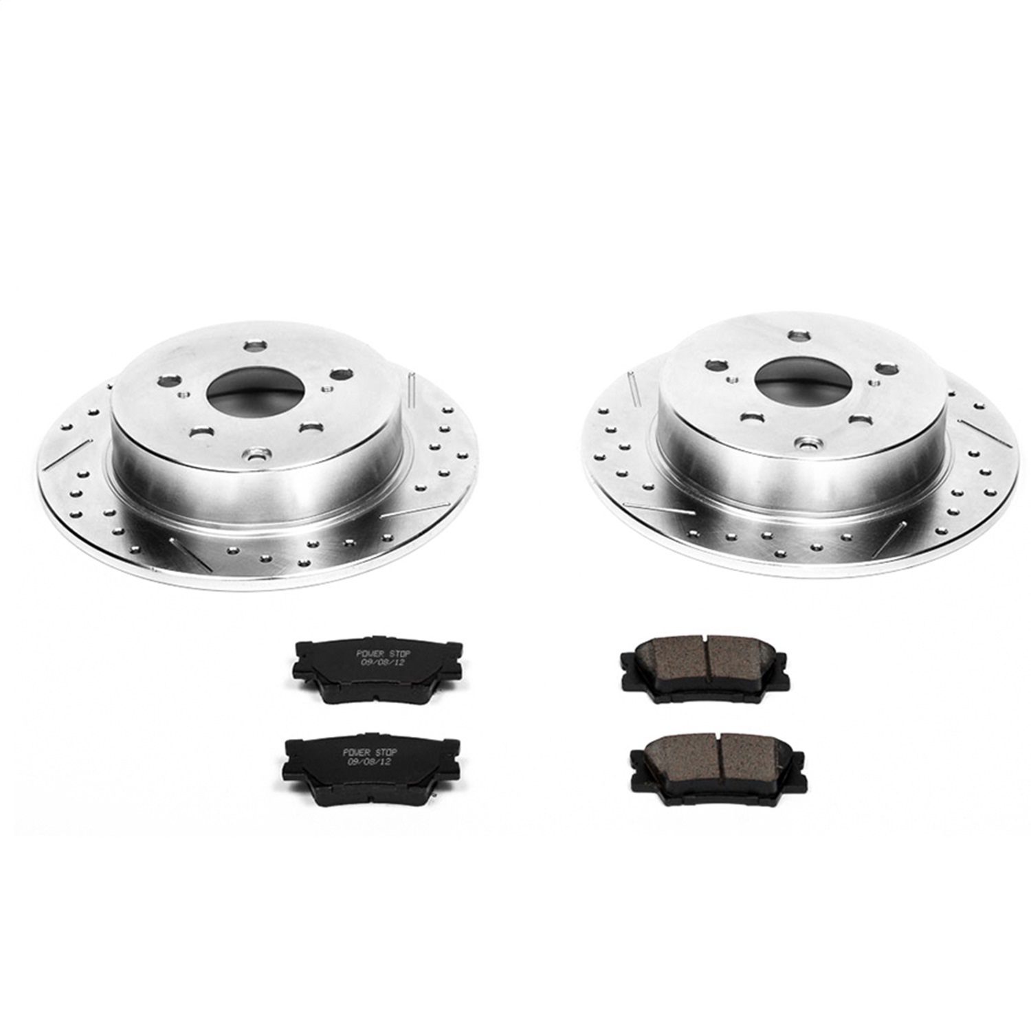 Power Stop - K4670 - Rear - Disc Brake Pad and Rotor Kit