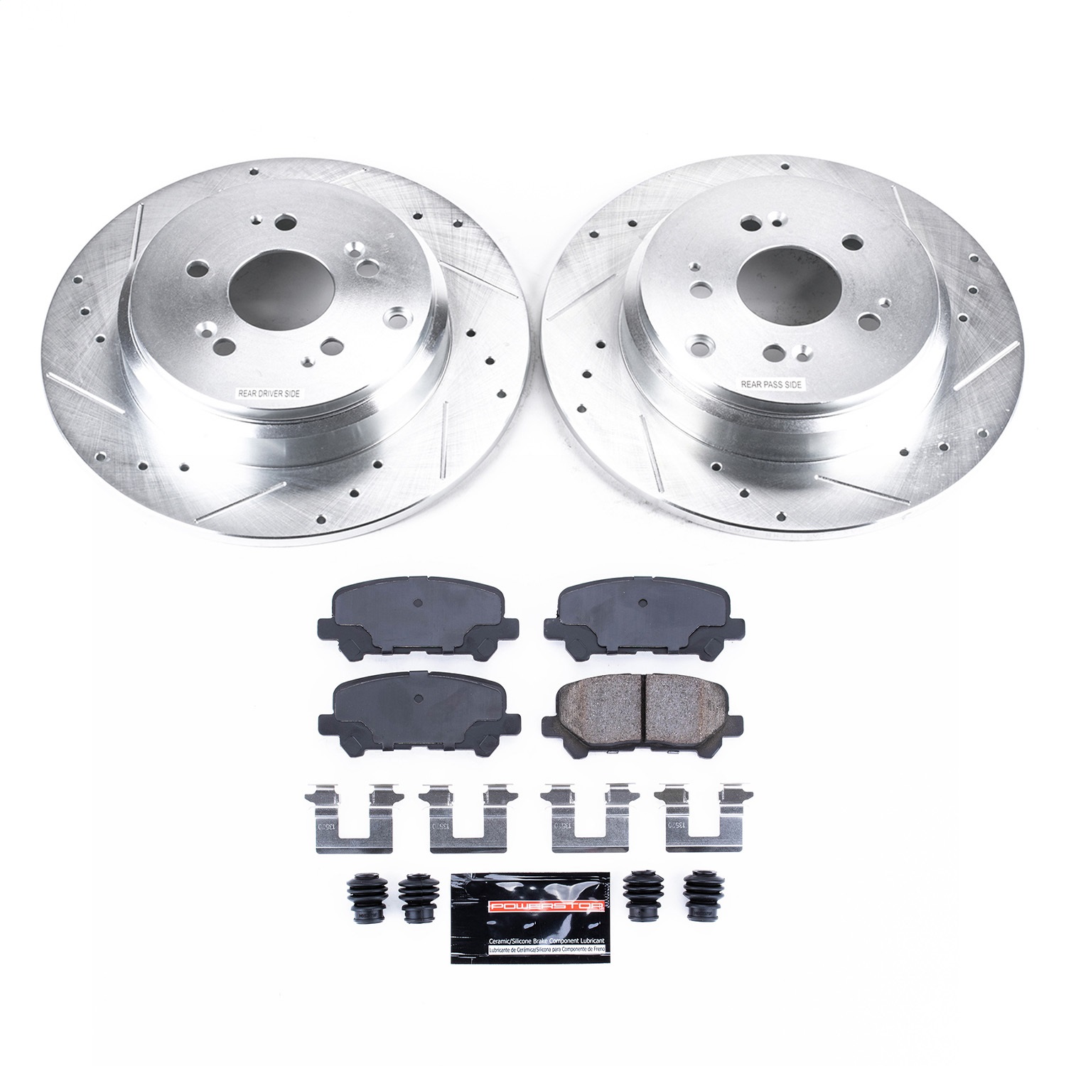 Power Stop - K4685 - Rear - Disc Brake Pad and Rotor Kit