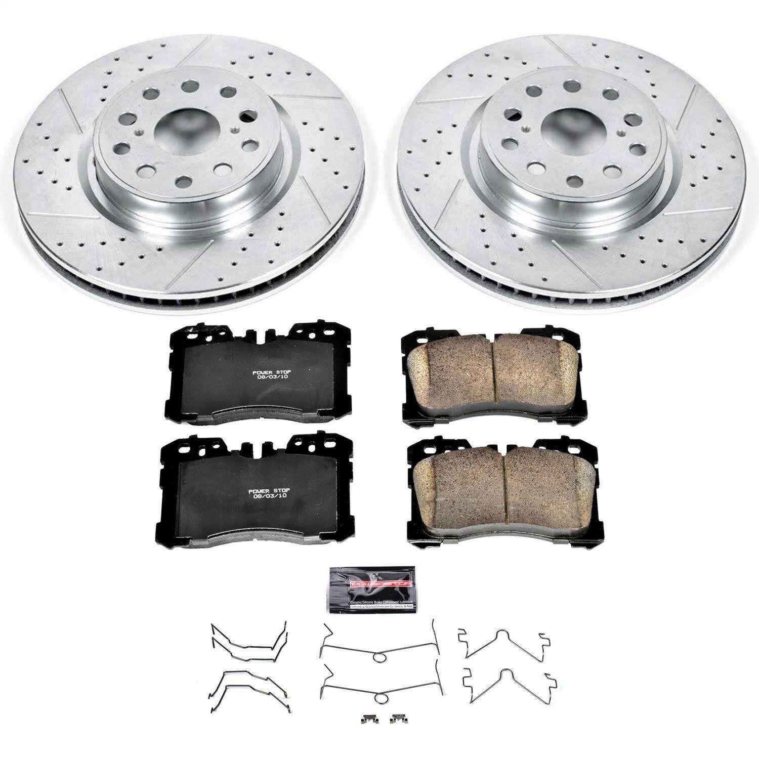 Power Stop - K4686 - Front - Disc Brake Pad and Rotor Kit
