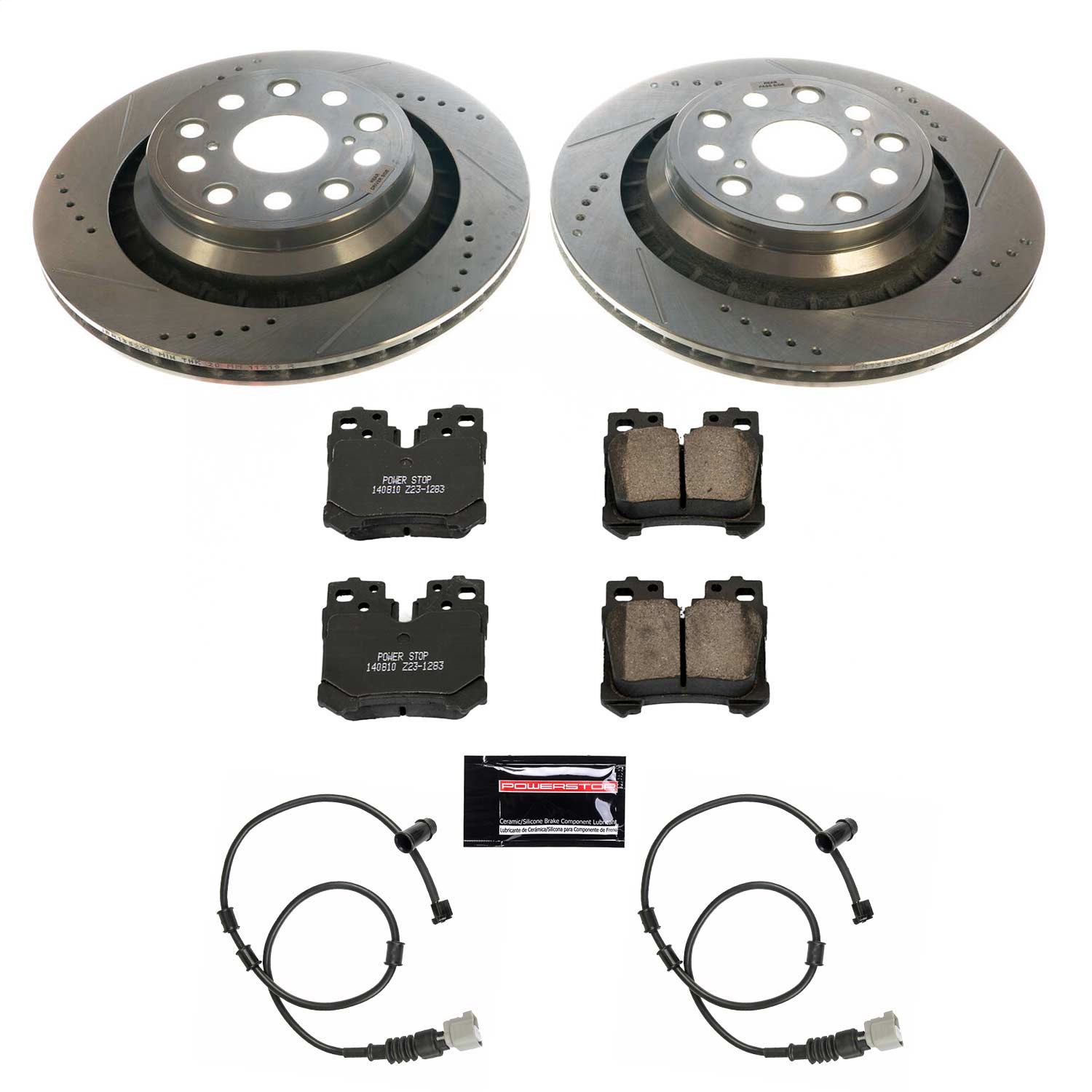 Power Stop - K4690 - Rear - Disc Brake Pad and Rotor Kit