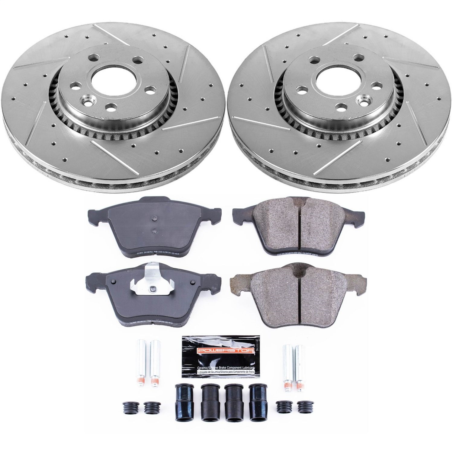 Power Stop - K4698 - Front - Disc Brake Pad and Rotor Kit