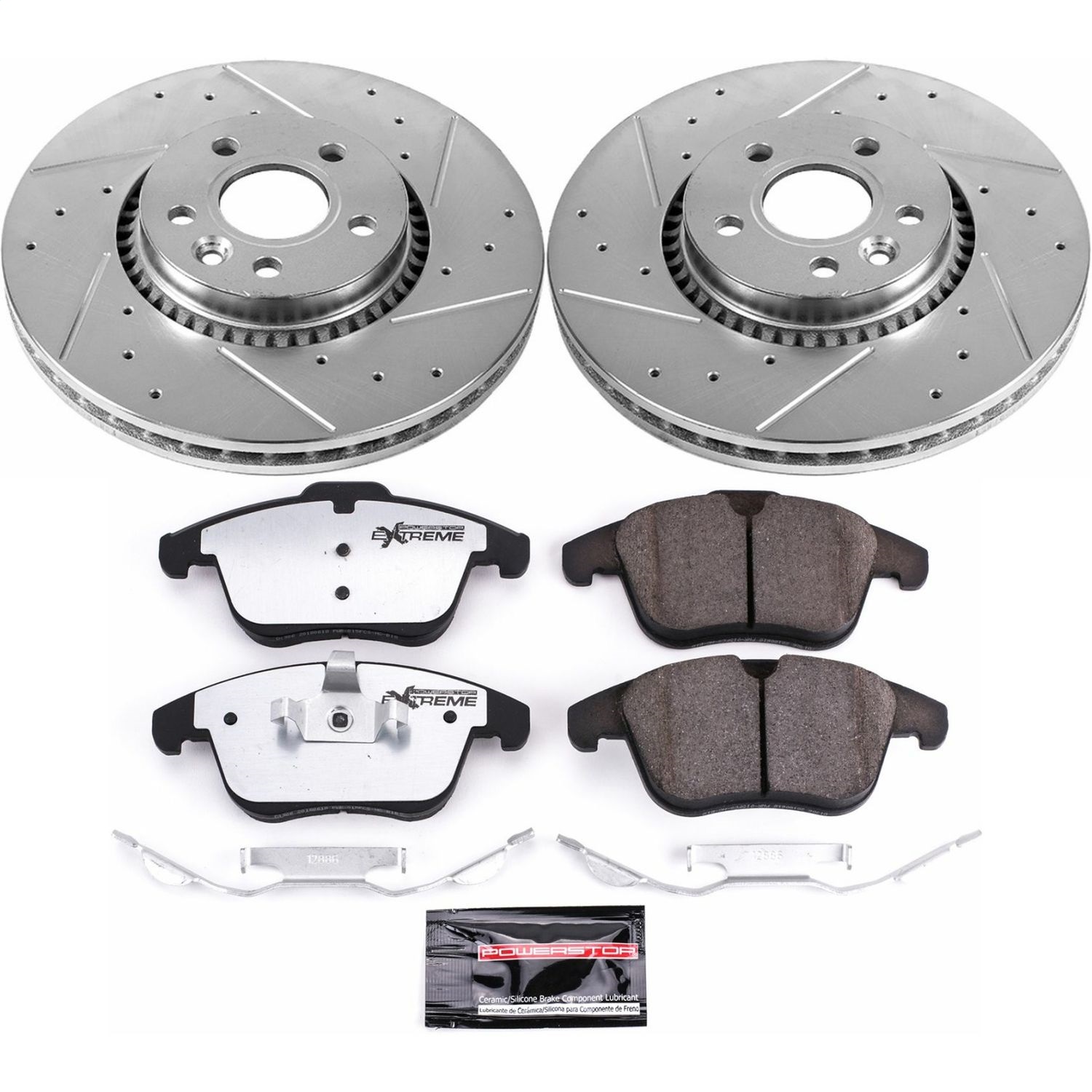 Power Stop - K4701-36 - Front - Disc Brake Pad and Rotor Kit