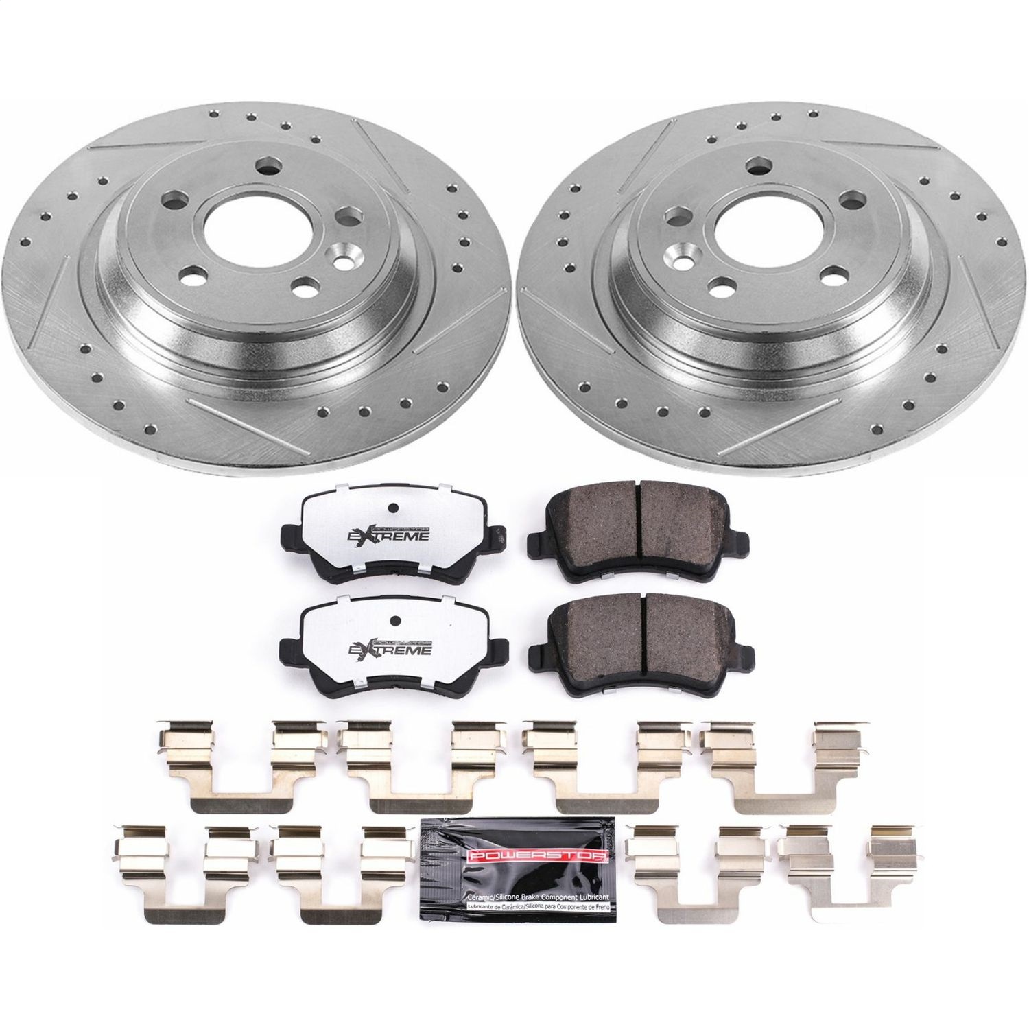 Power Stop - K4704-36 - Rear - Disc Brake Pad and Rotor Kit
