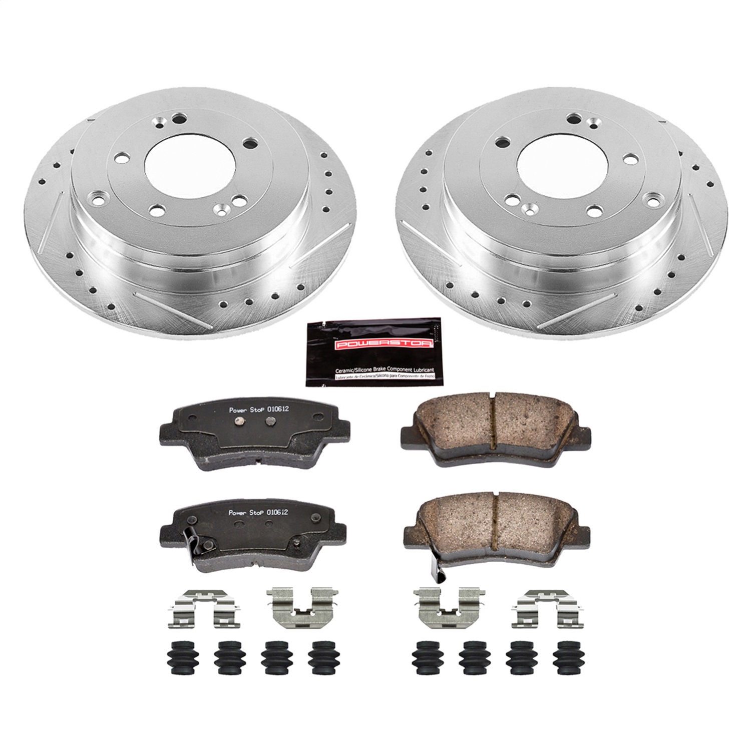 Power Stop - K4710 - Rear - Disc Brake Pad and Rotor Kit