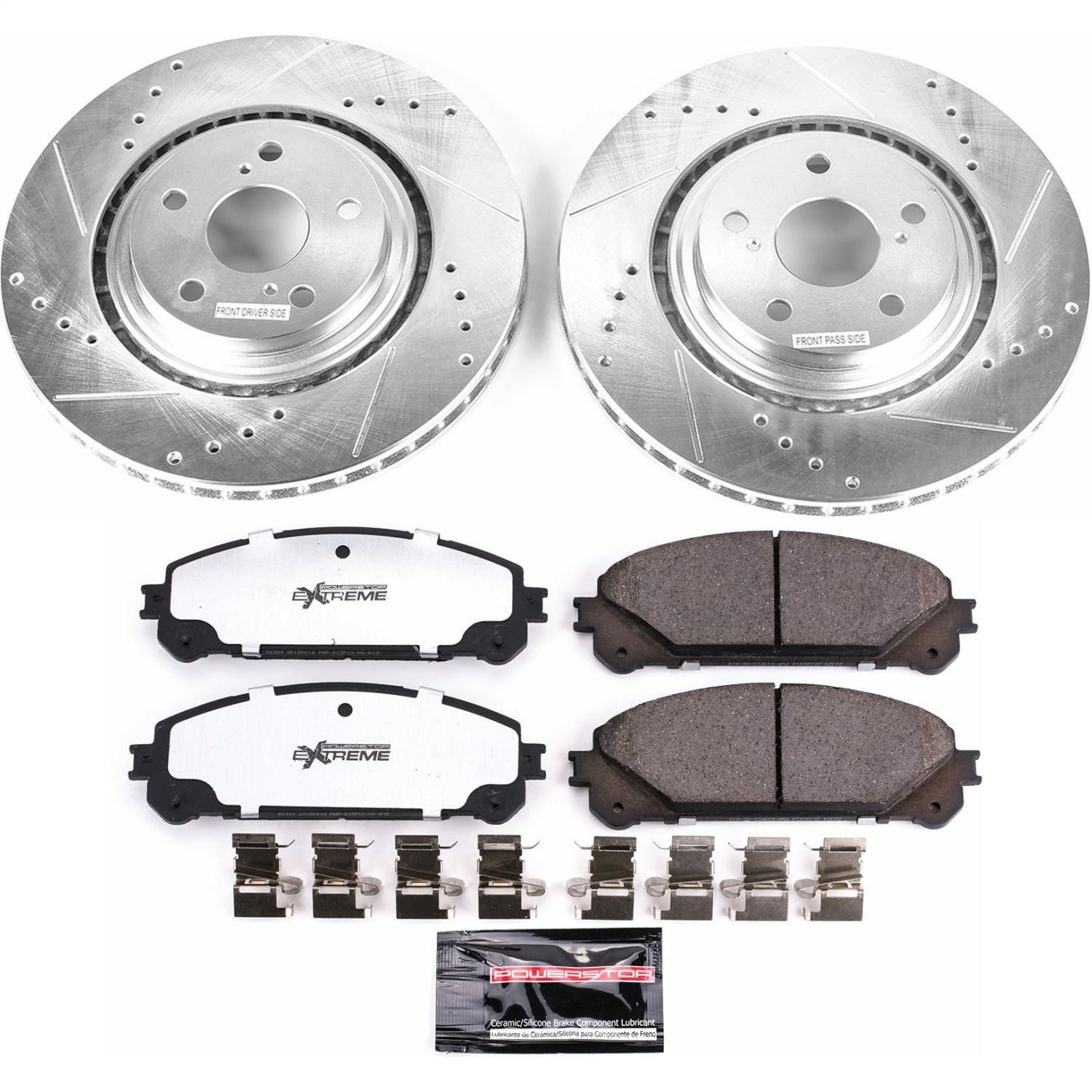 Power Stop - K4713-36 - Front - Disc Brake Pad and Rotor Kit