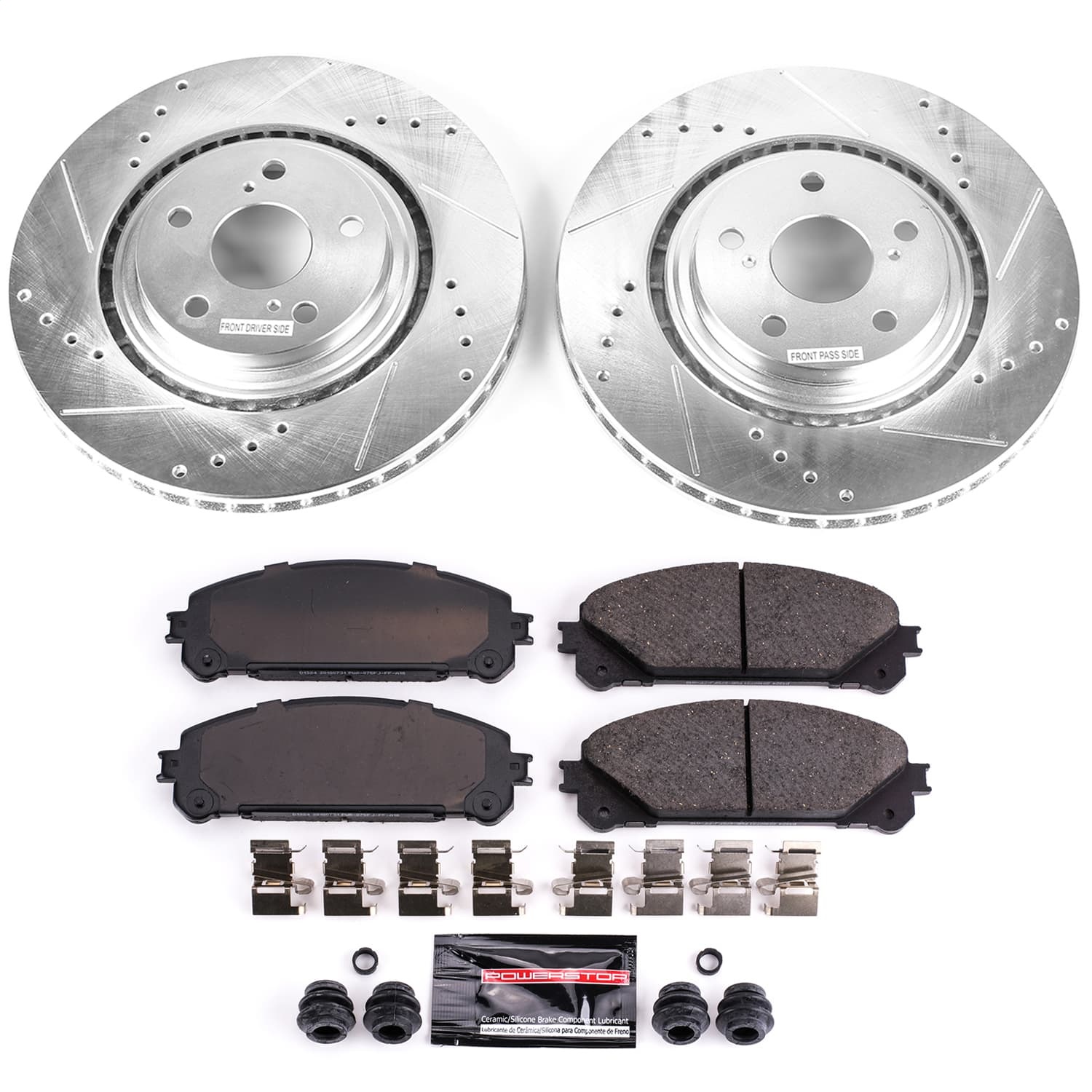 Power Stop - K4713 - Front - Disc Brake Pad and Rotor Kit