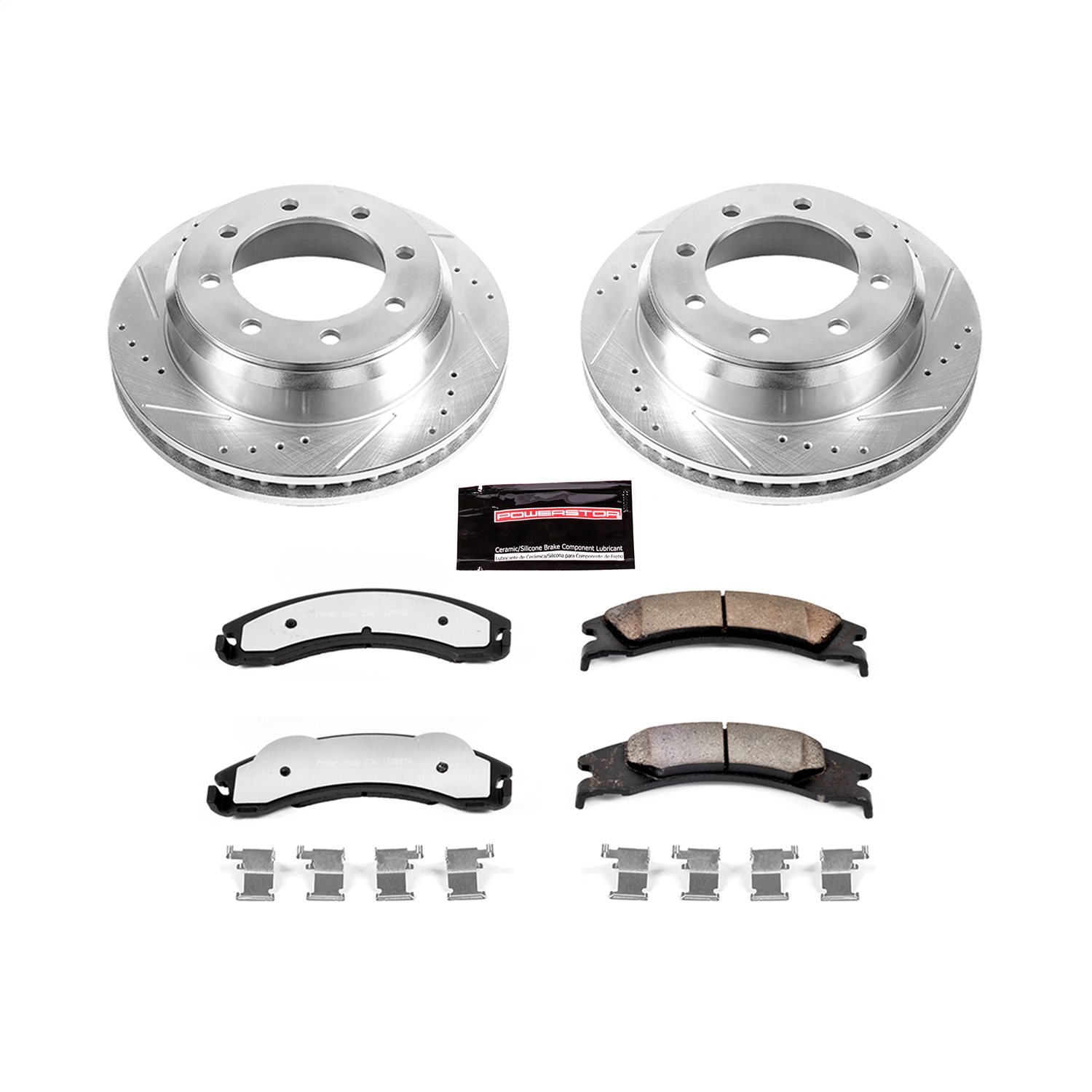 Power Stop - K4718-36 - Rear - Disc Brake Pad and Rotor Kit