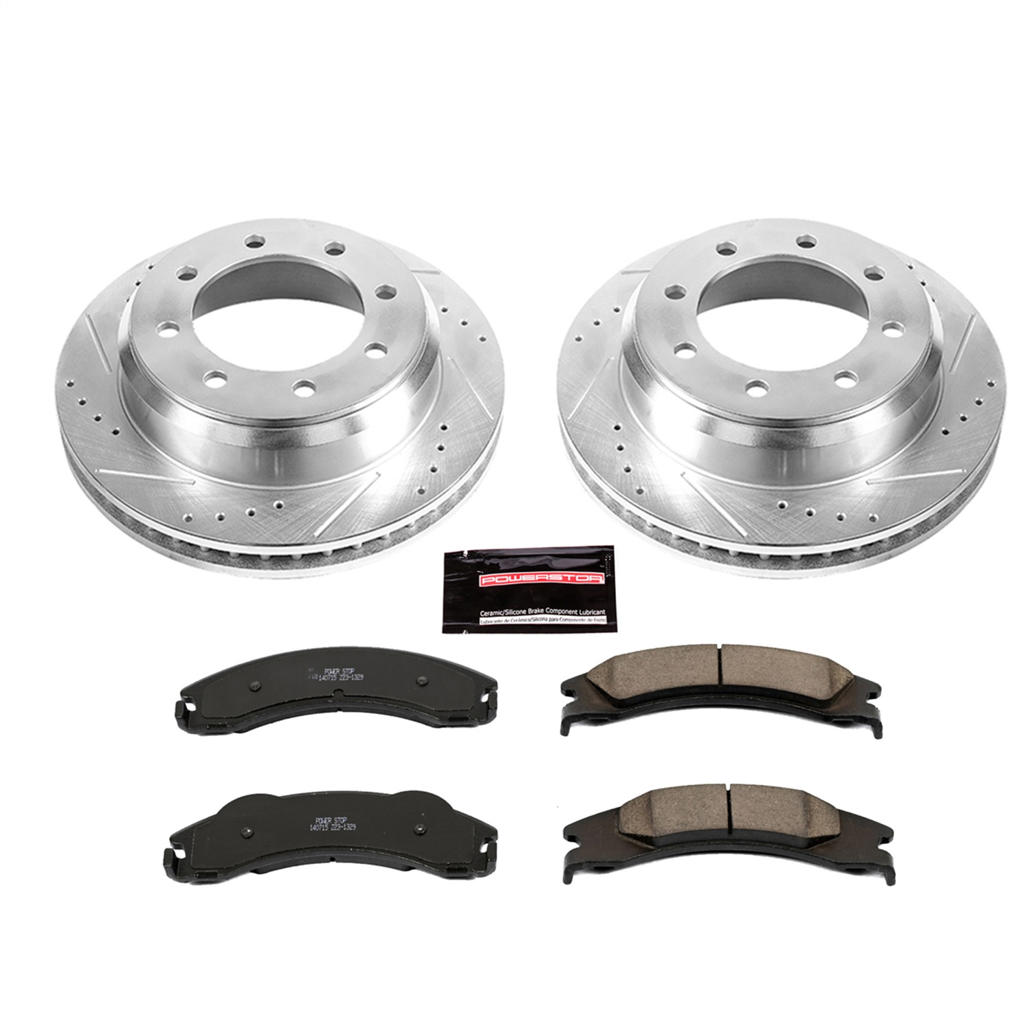 Power Stop - K4718 - Rear - Disc Brake Pad and Rotor Kit