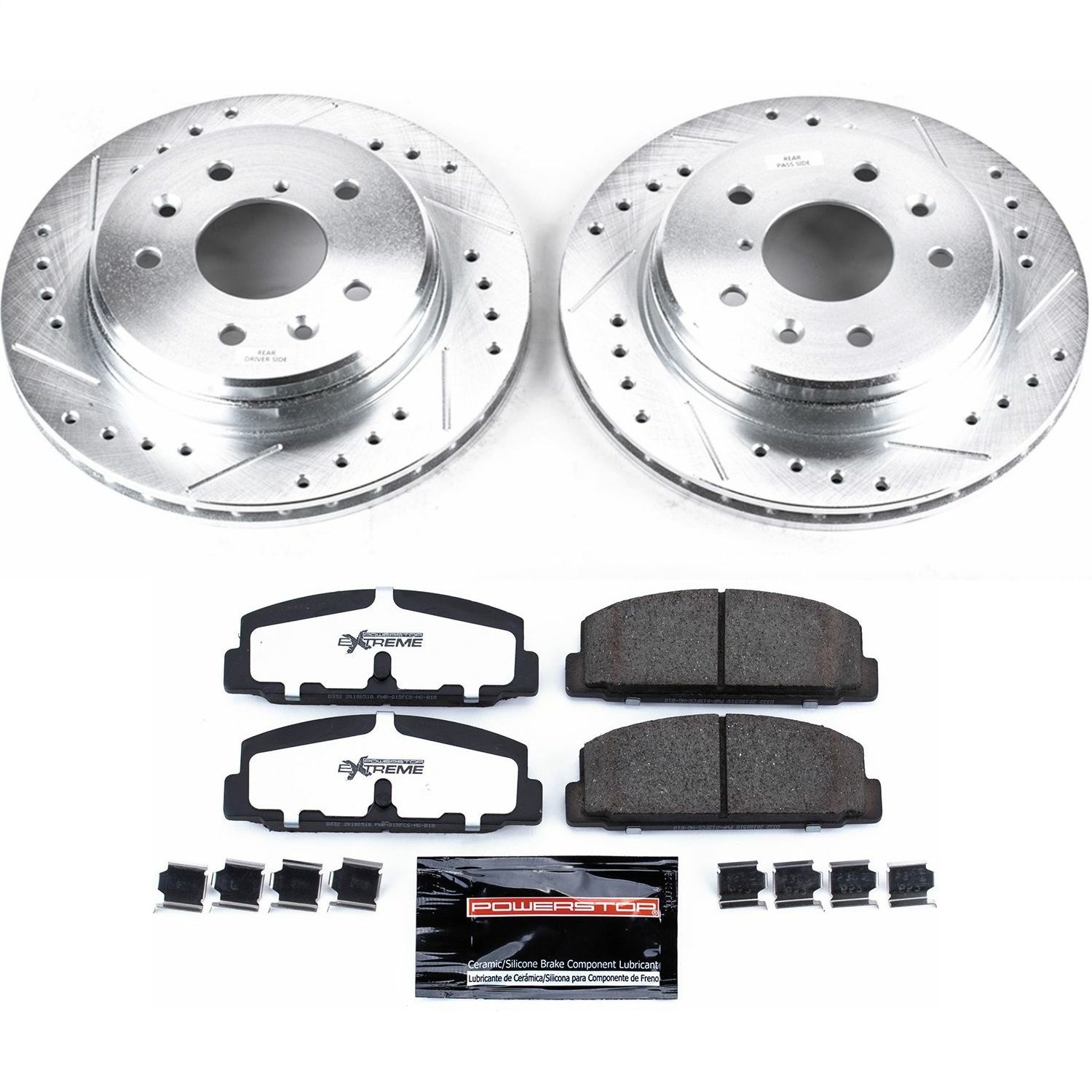Power Stop - K472-26 - Rear - Disc Brake Pad and Rotor Kit