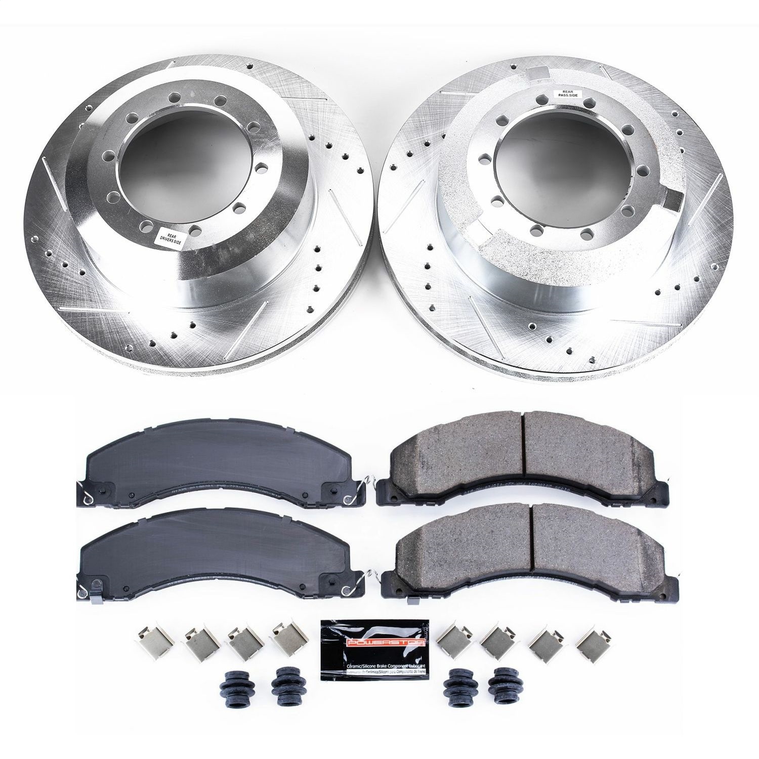 Power Stop - K4722 - Rear - Disc Brake Pad and Rotor Kit