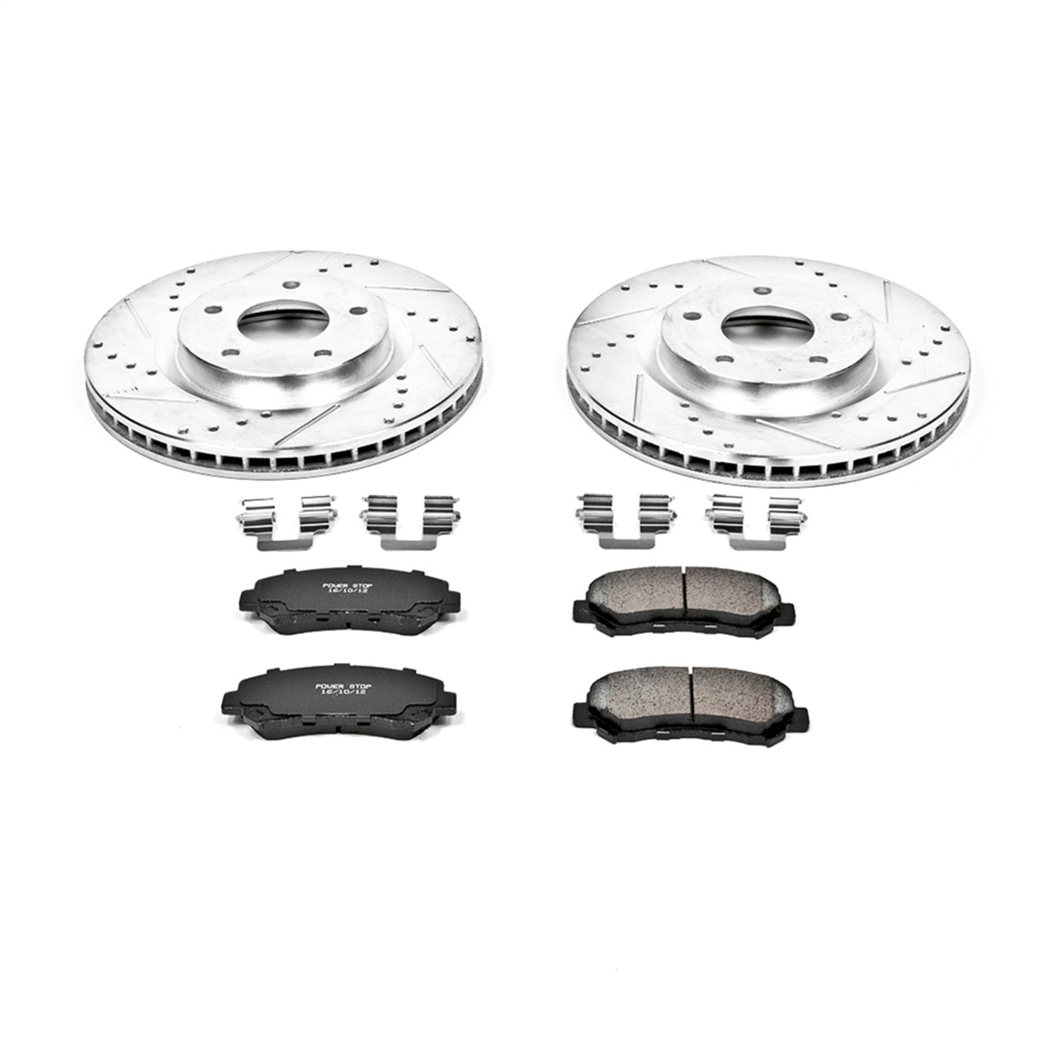 Power Stop - K4724 - Front - Disc Brake Pad and Rotor Kit