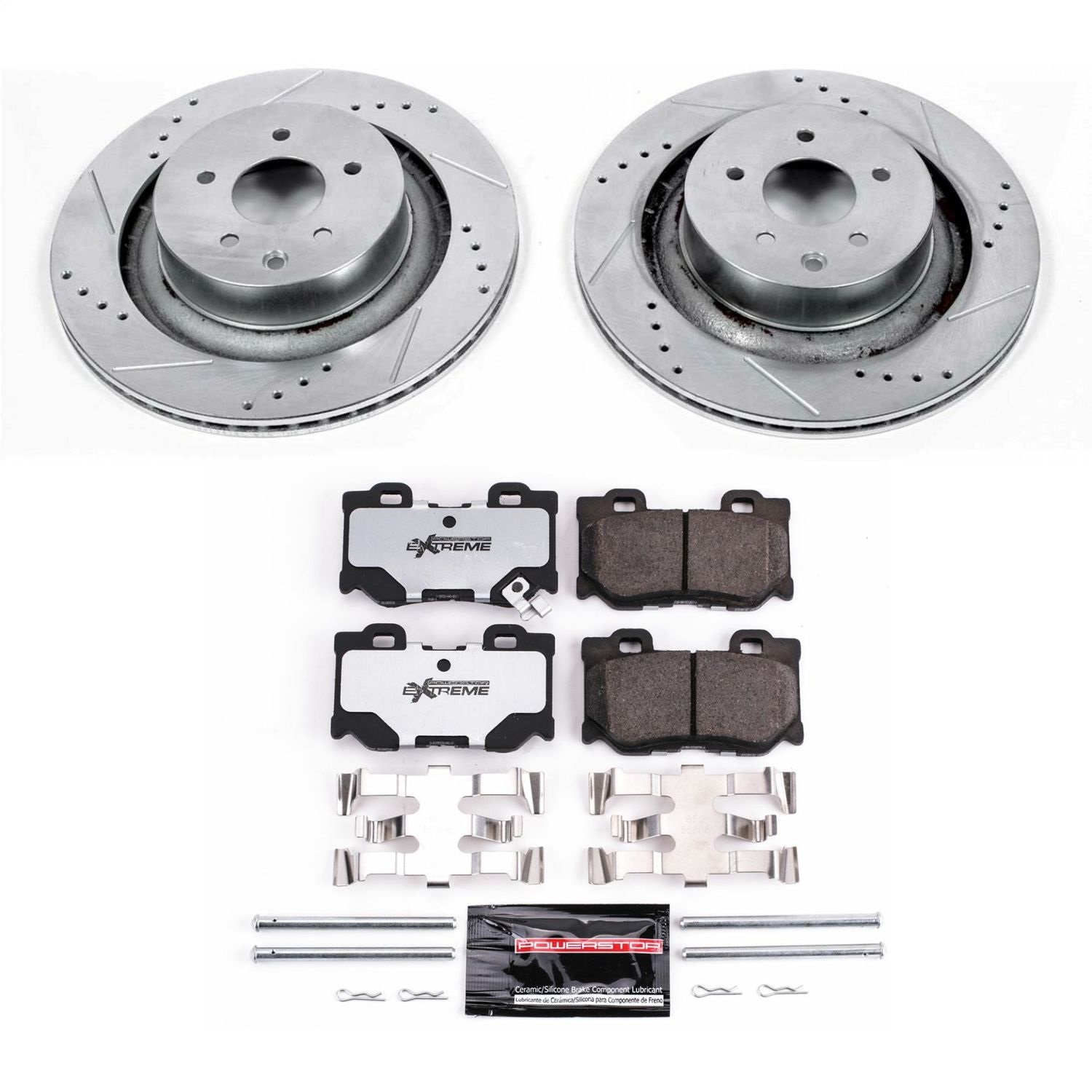 Power Stop - K4732-26 - Rear - Disc Brake Pad and Rotor Kit