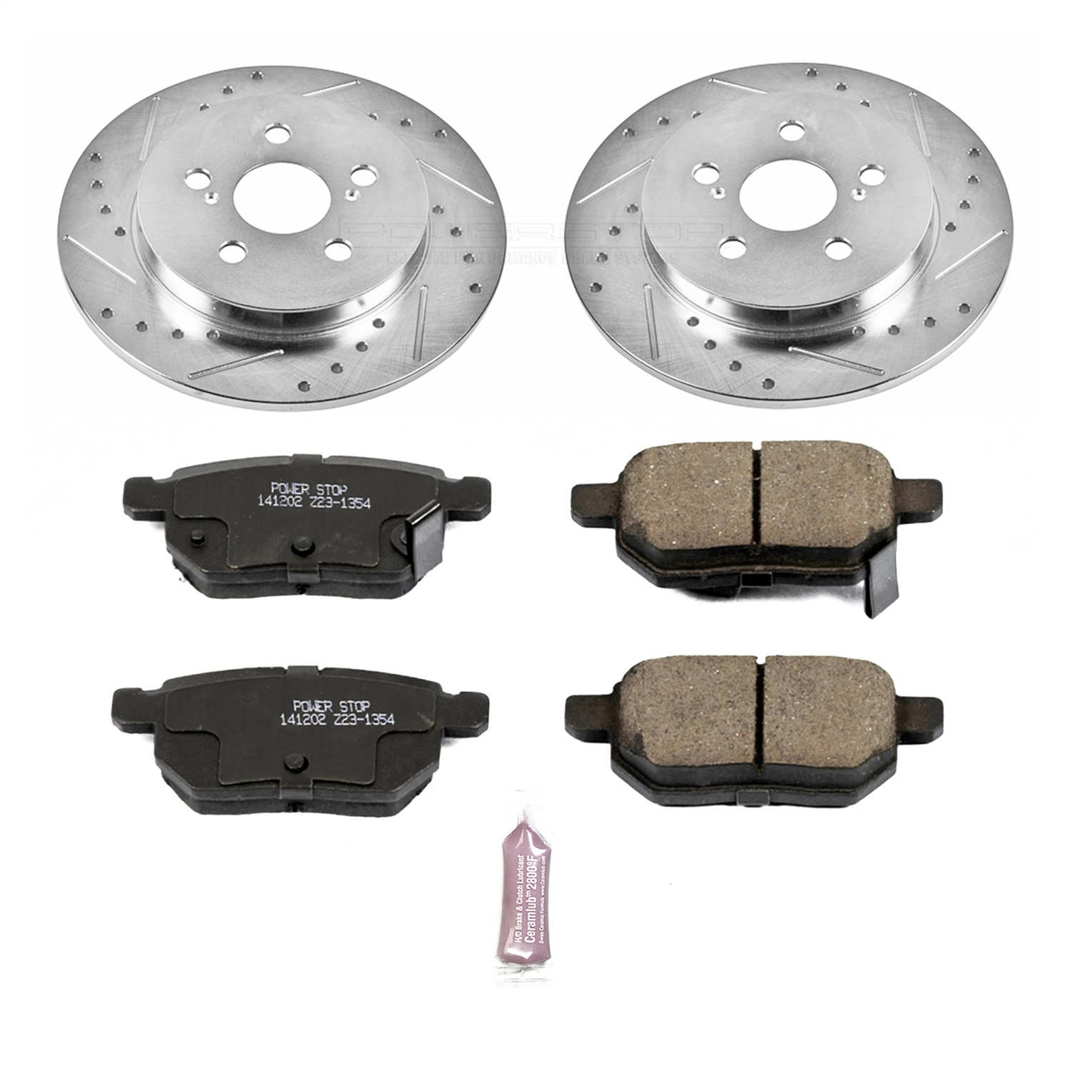 Power Stop - K4736 - Rear - Disc Brake Pad and Rotor Kit