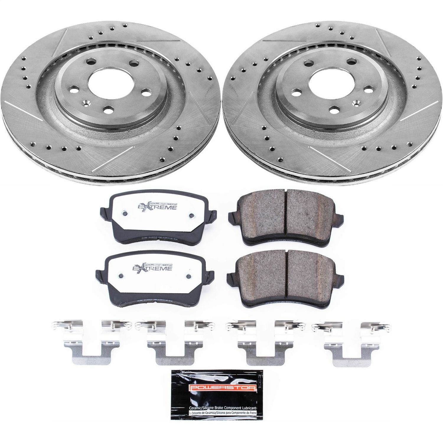 Power Stop - K4746-26 - Rear - Disc Brake Pad and Rotor Kit