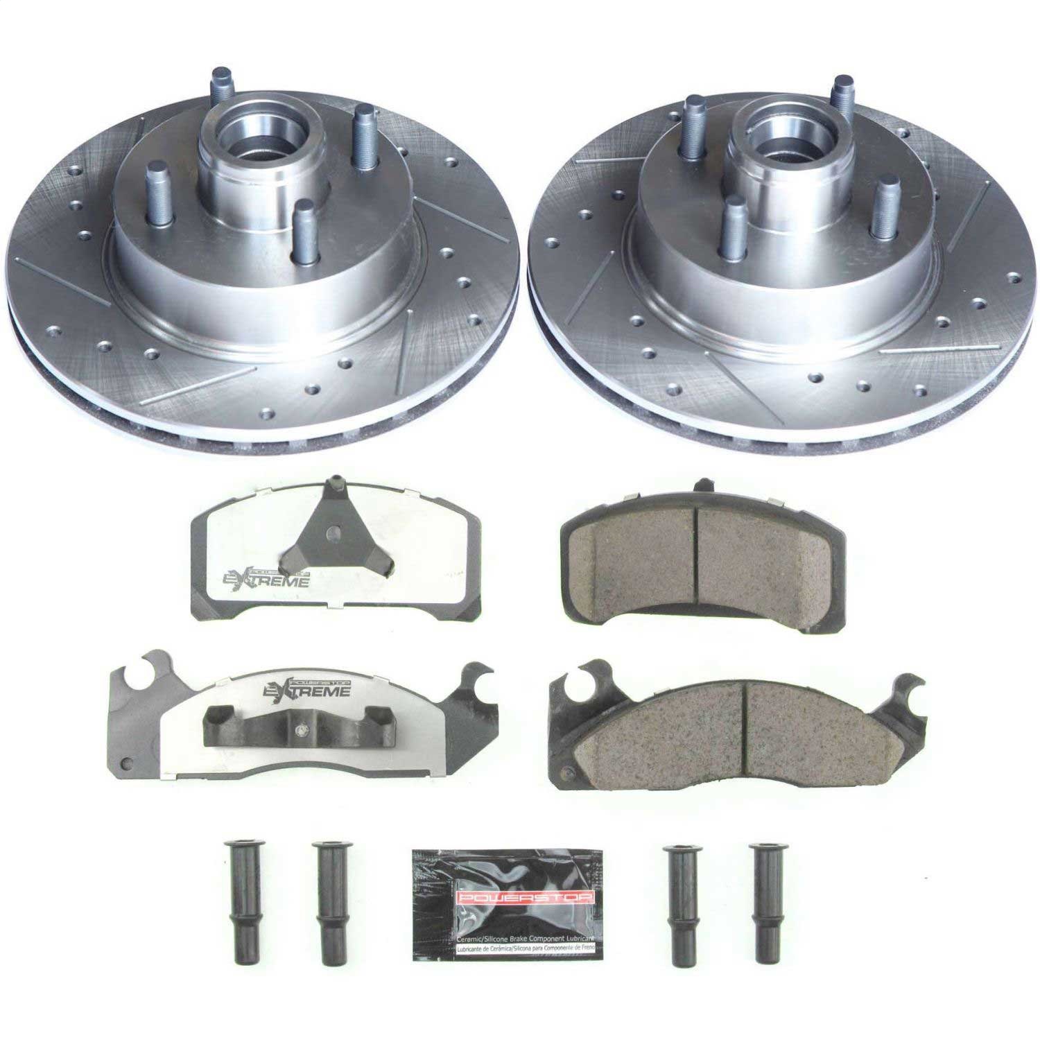Power Stop - K4816-26 - Front - Disc Brake Pad and Rotor Kit