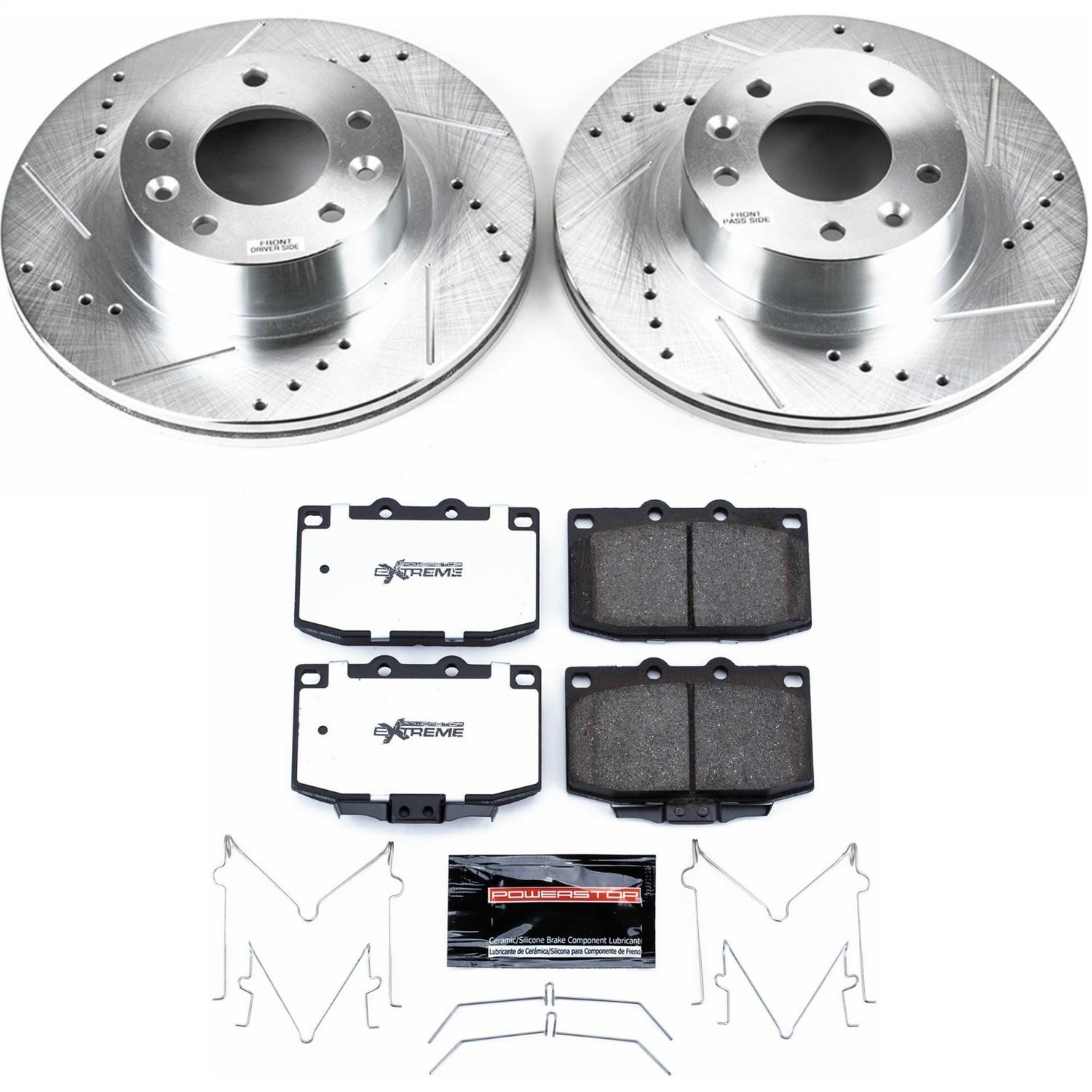 Power Stop - K4833-26 - Front - Disc Brake Pad and Rotor Kit