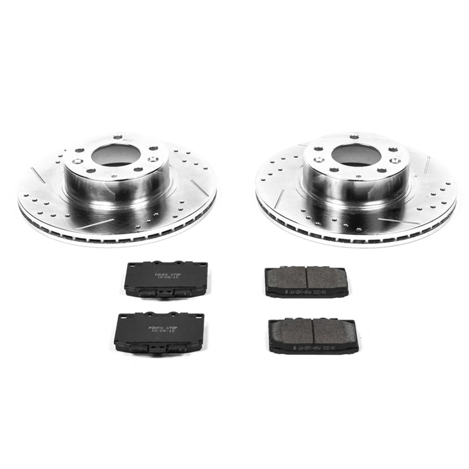 Power Stop - K4833 - Front - Disc Brake Pad and Rotor Kit