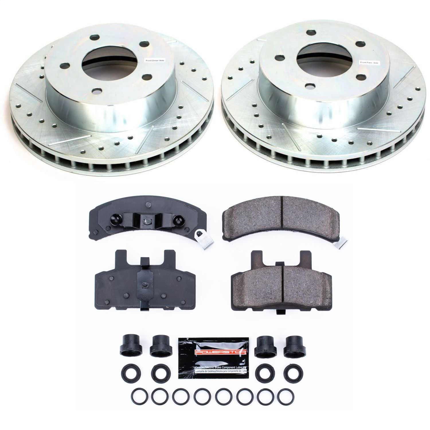 Power Stop - K4873 - Front - Disc Brake Pad and Rotor Kit