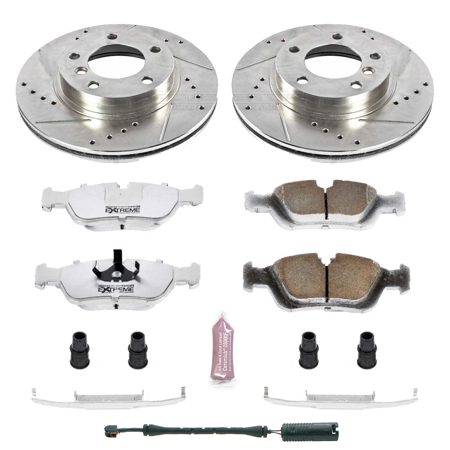 Power Stop - K496-26 - Front - Disc Brake Pad and Rotor Kit