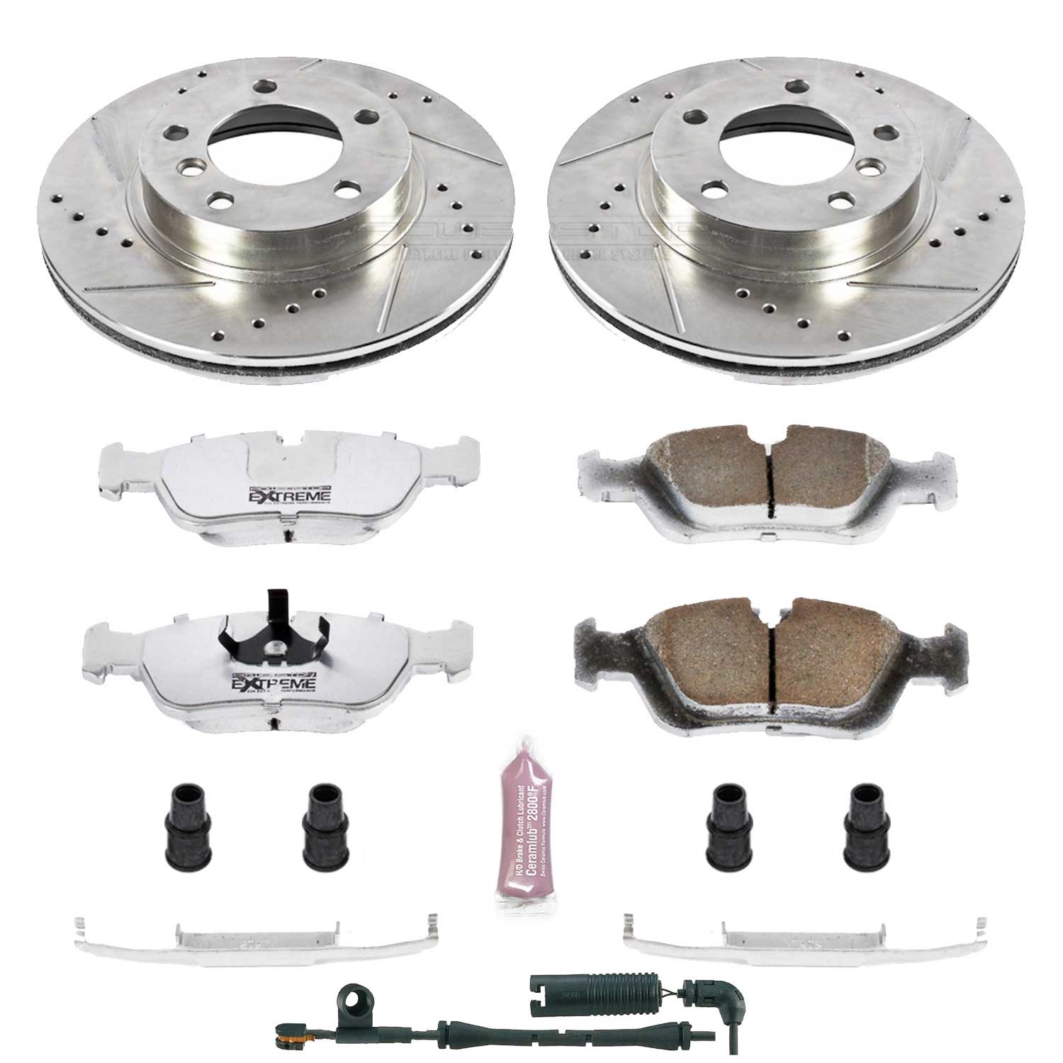 Power Stop - K497-26 - Front - Disc Brake Pad and Rotor Kit
