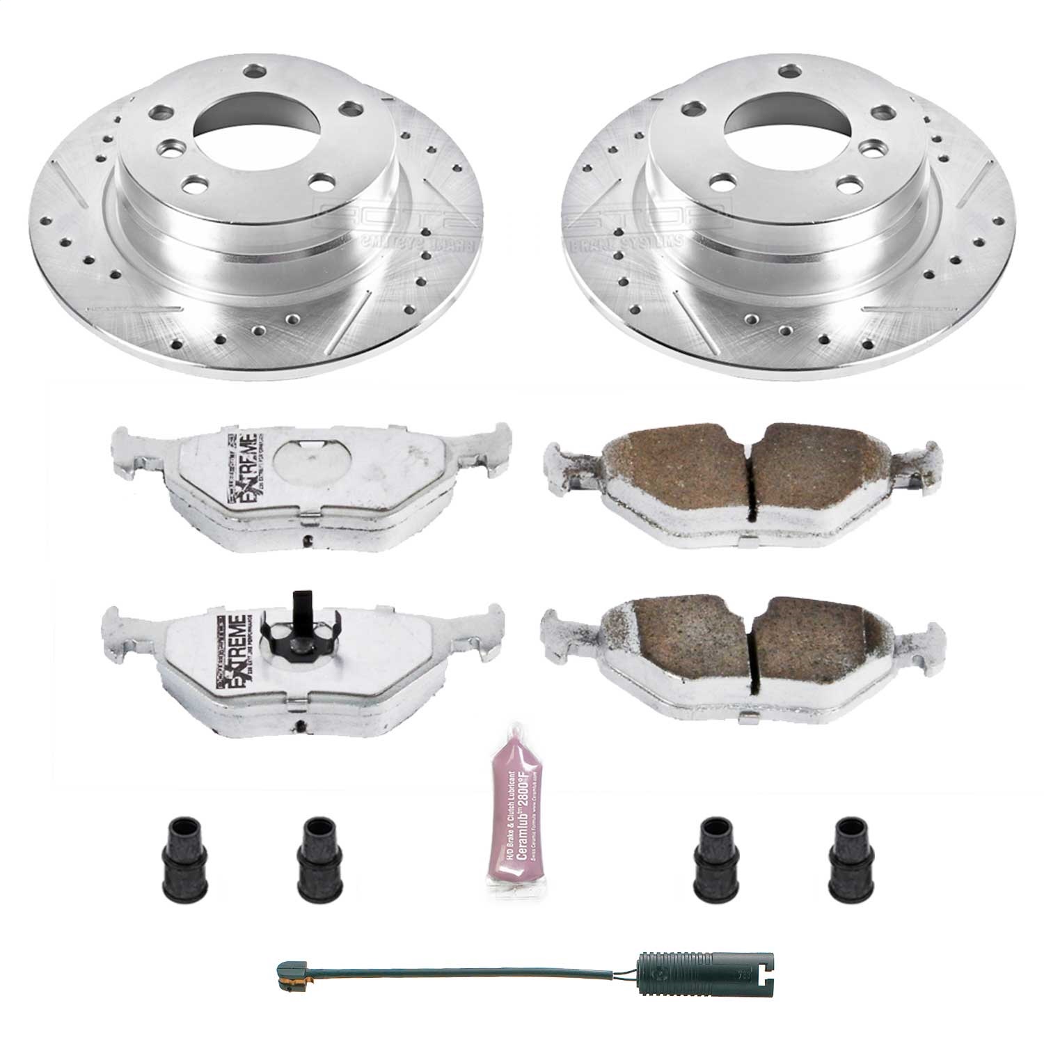 Power Stop - K502-26 - Rear - Disc Brake Pad and Rotor Kit