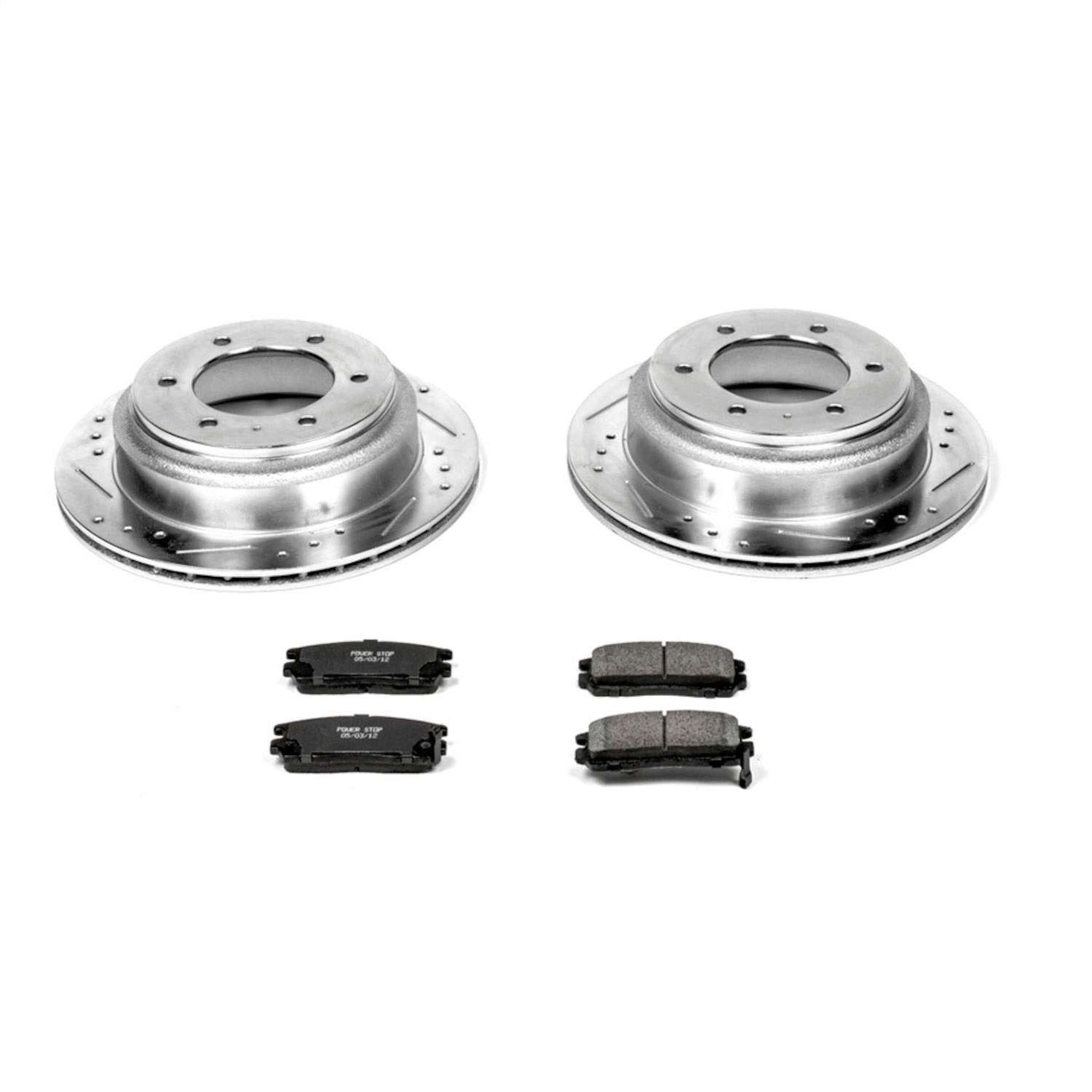 Power Stop - K5029 - Rear - Disc Brake Pad and Rotor Kit