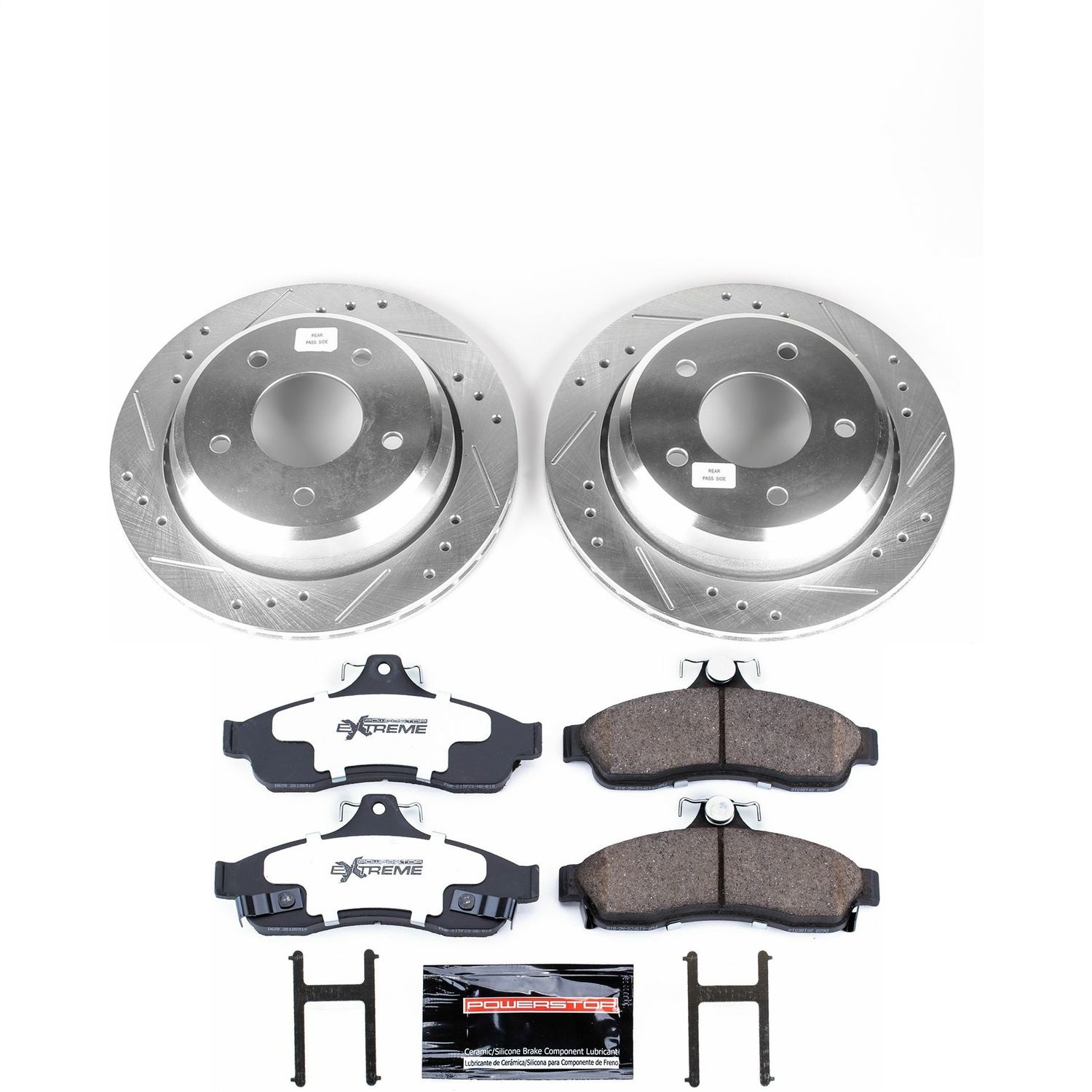 Power Stop - K5064-26 - Rear - Disc Brake Pad and Rotor Kit