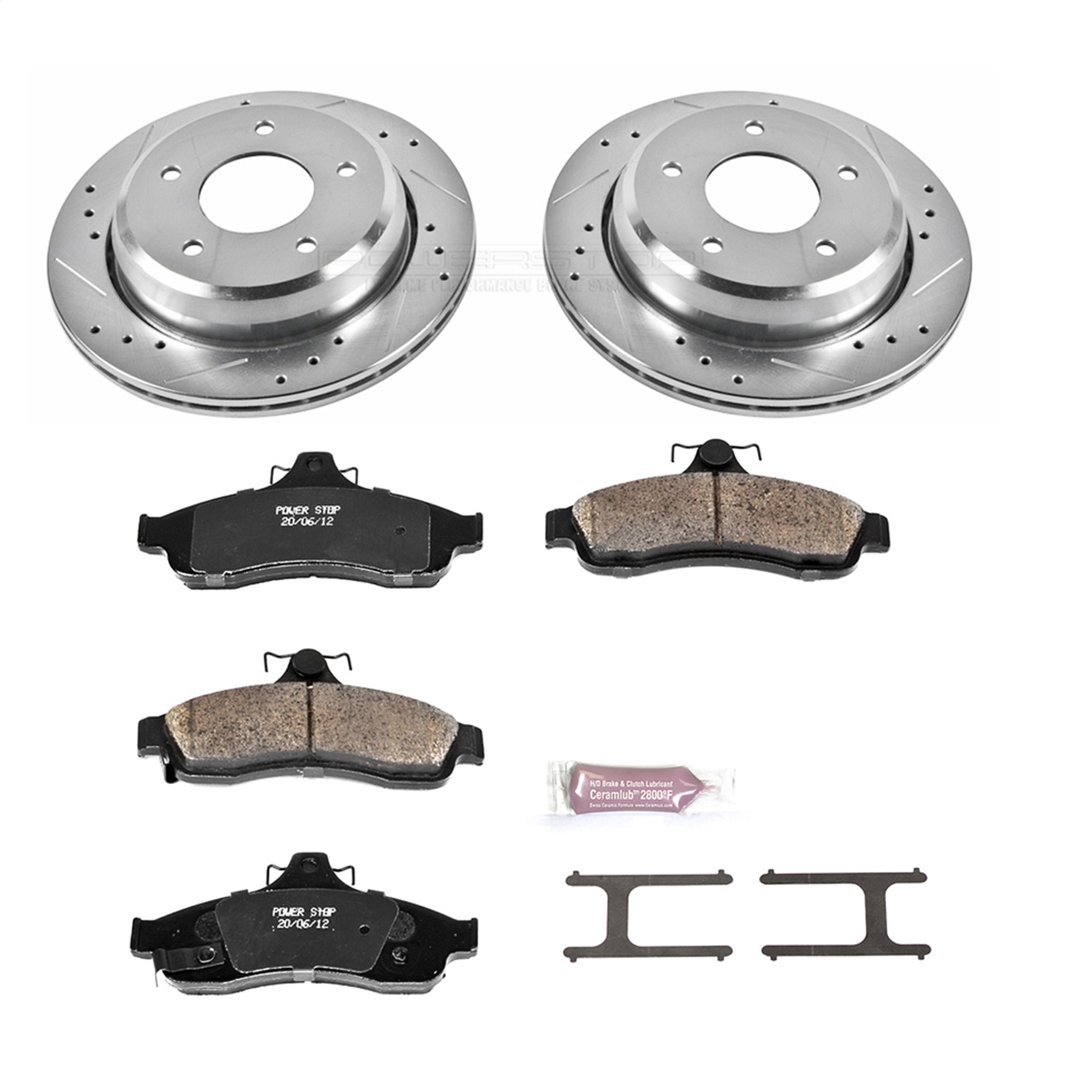 Power Stop - K5064 - Rear - Disc Brake Pad and Rotor Kit