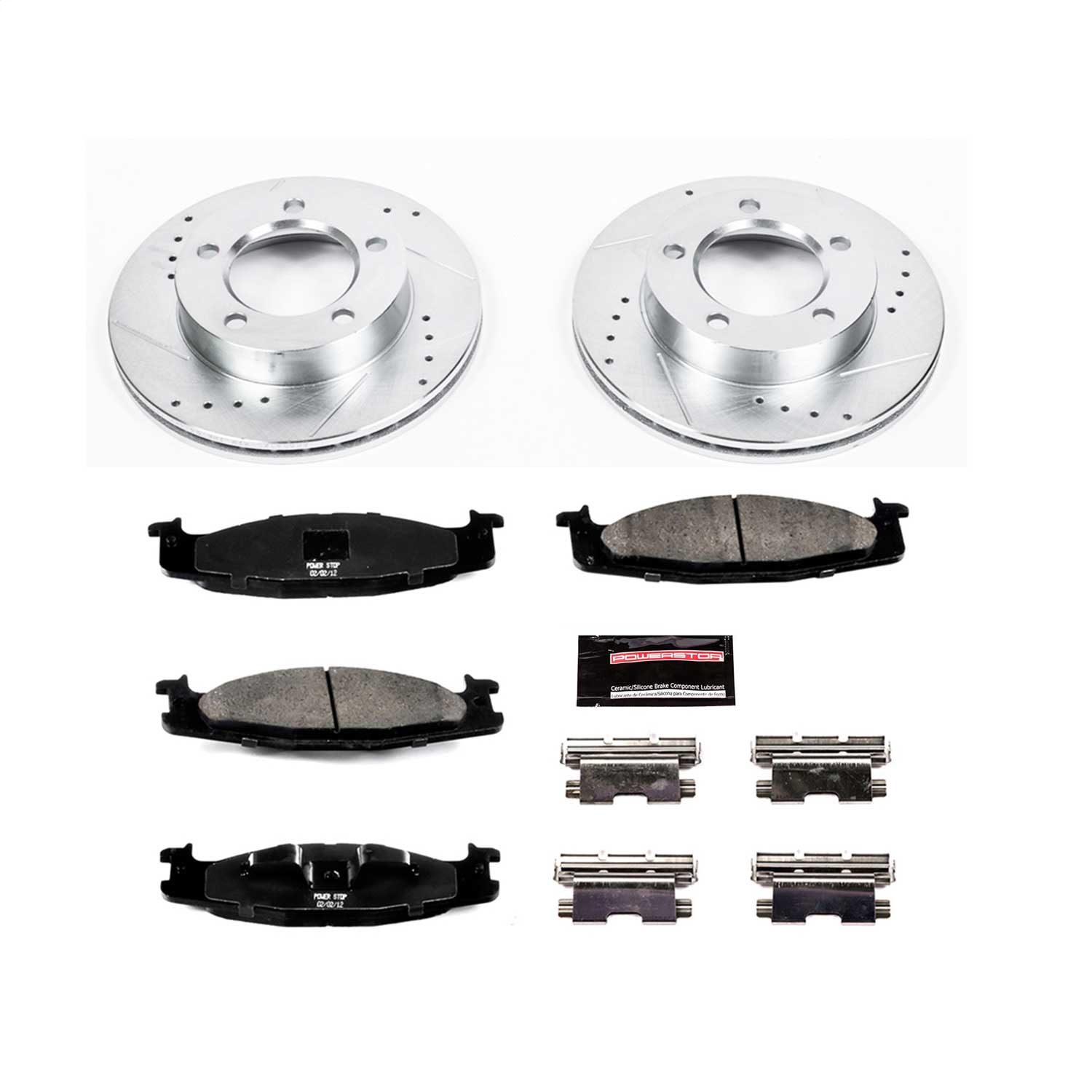 Power Stop - K5067 - Front - Disc Brake Pad and Rotor Kit