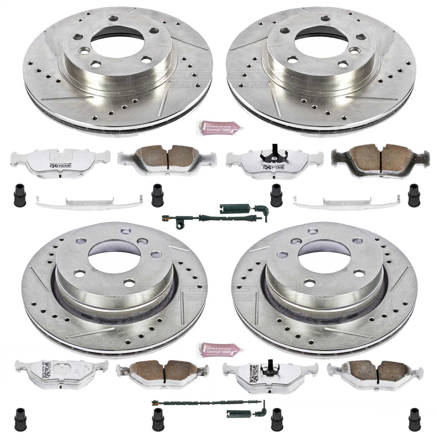 Power Stop - K507-26 - Front and Rear - Disc Brake Pad and Rotor Kit