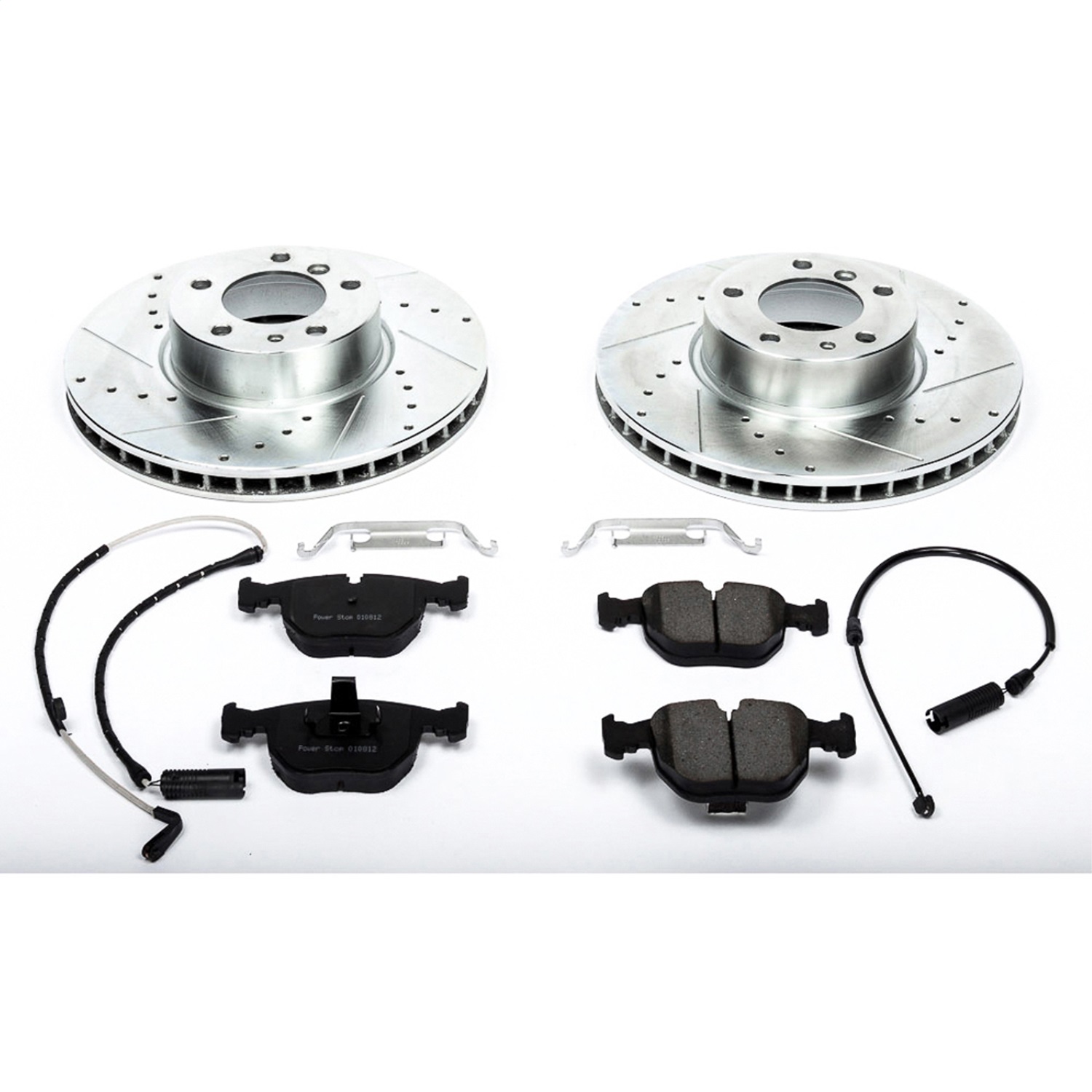 Power Stop - K508 - Front - Disc Brake Pad and Rotor Kit