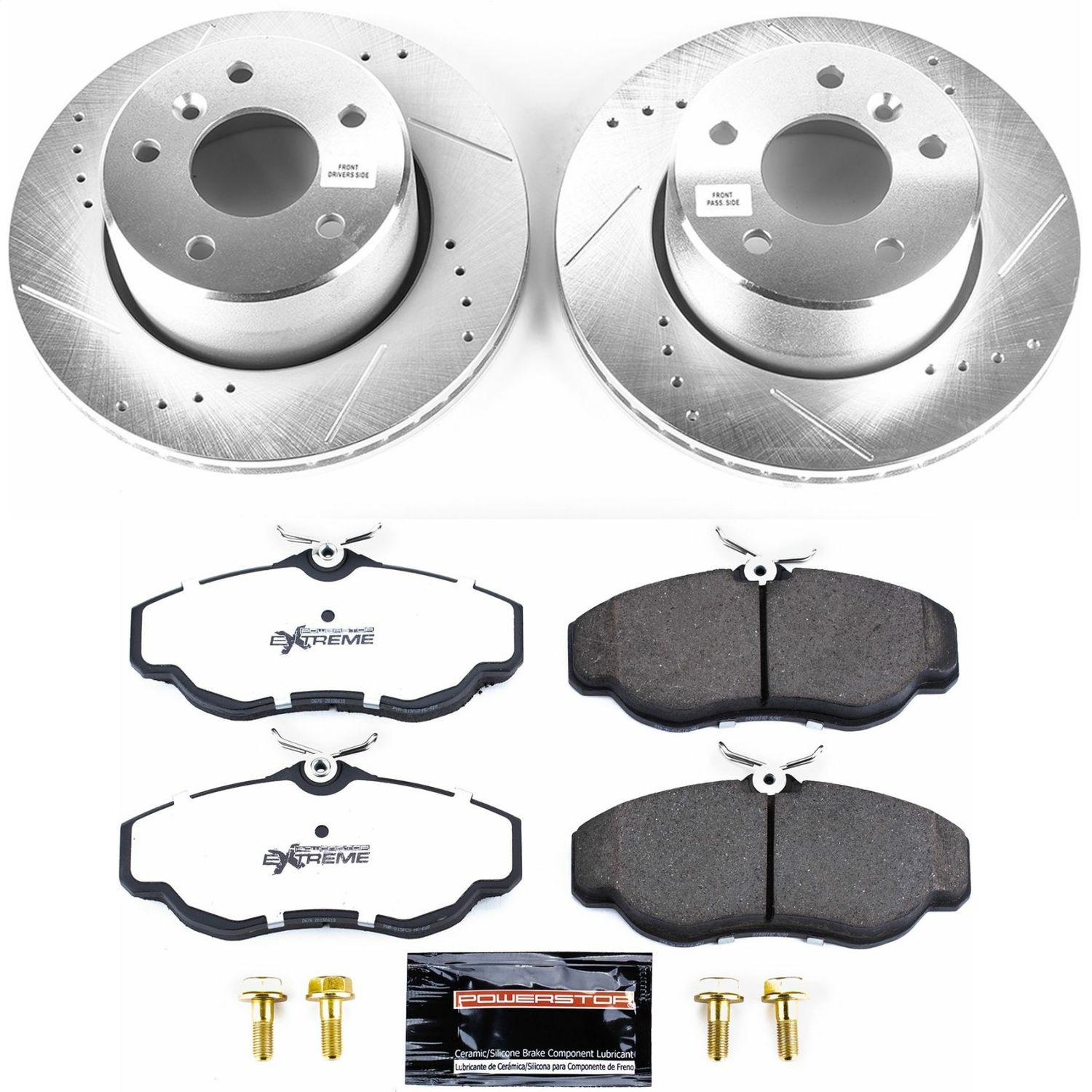 Power Stop - K5106-36 - Front - Disc Brake Pad and Rotor Kit