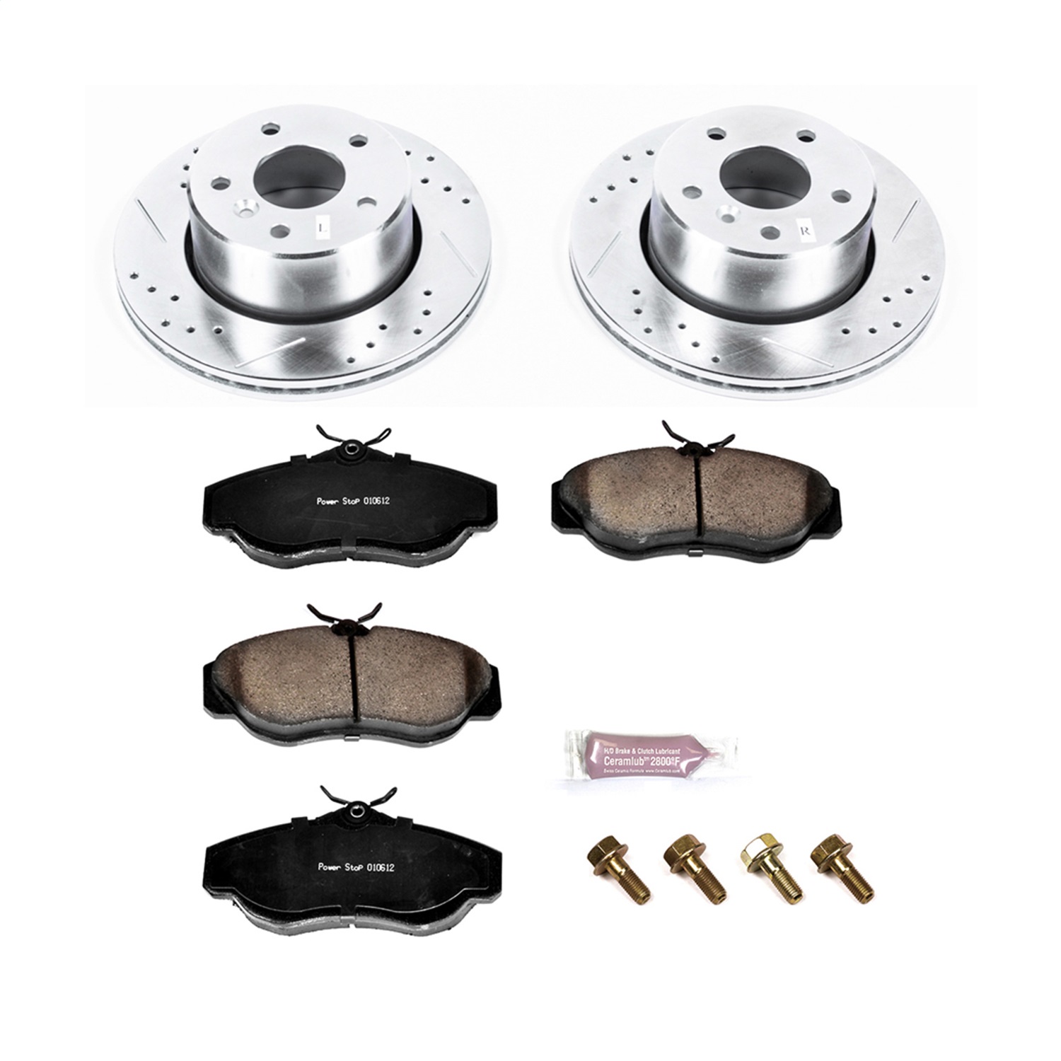 Power Stop - K5106 - Front - Disc Brake Pad and Rotor Kit