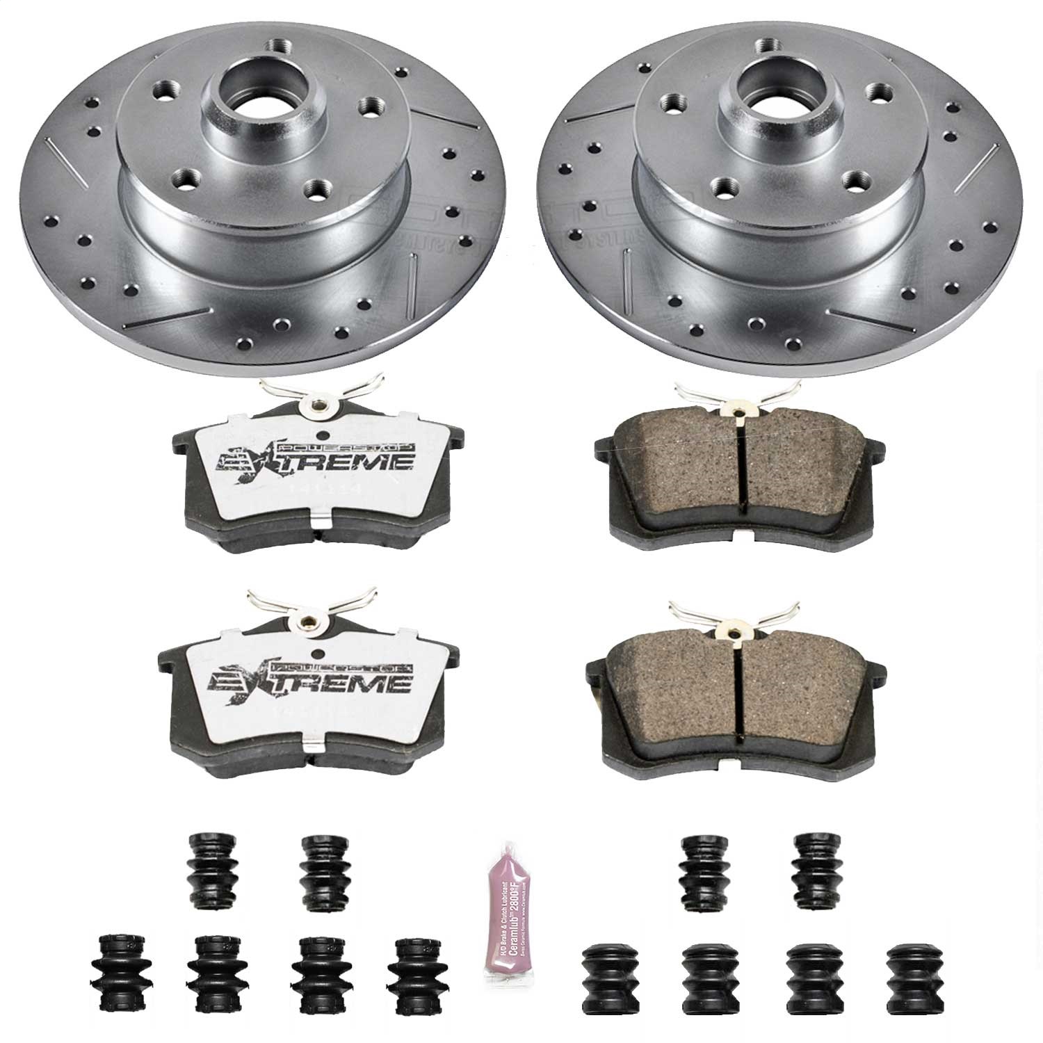 Power Stop - K513-26 - Rear - Disc Brake Pad and Rotor Kit