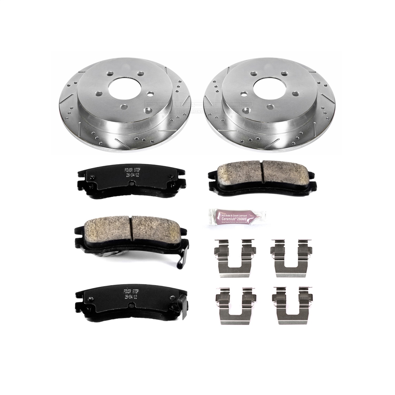 Power Stop - K5135 - Rear - Disc Brake Pad and Rotor Kit