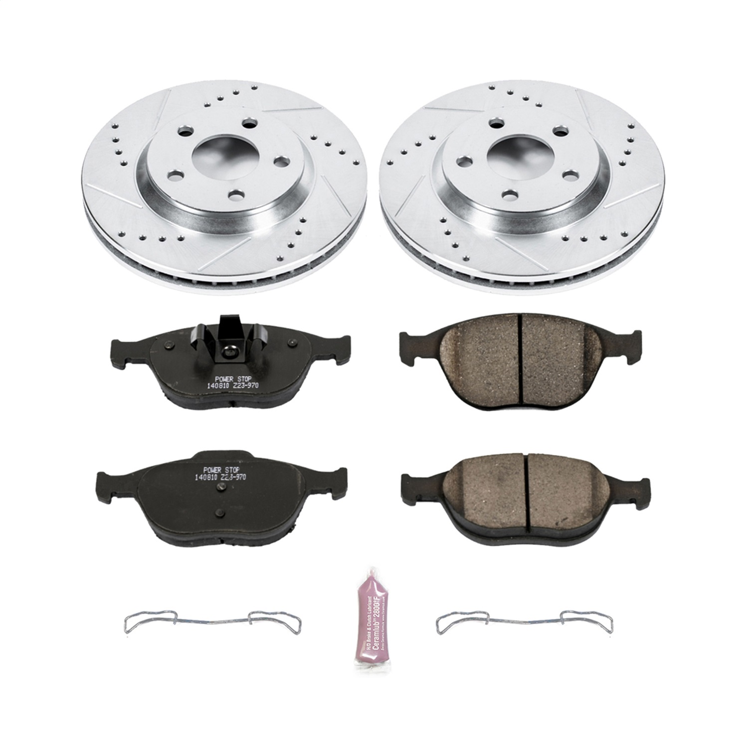 Power Stop - K5137 - Front - Disc Brake Pad and Rotor Kit