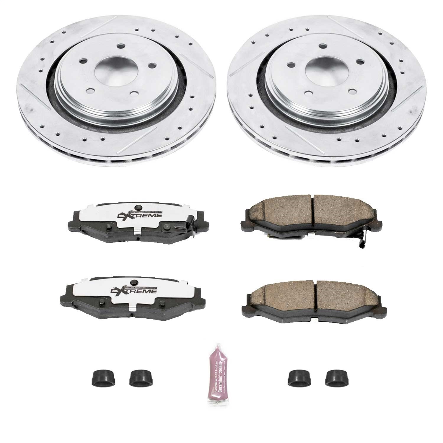 Power Stop - K5159-26 - Rear - Disc Brake Pad and Rotor Kit