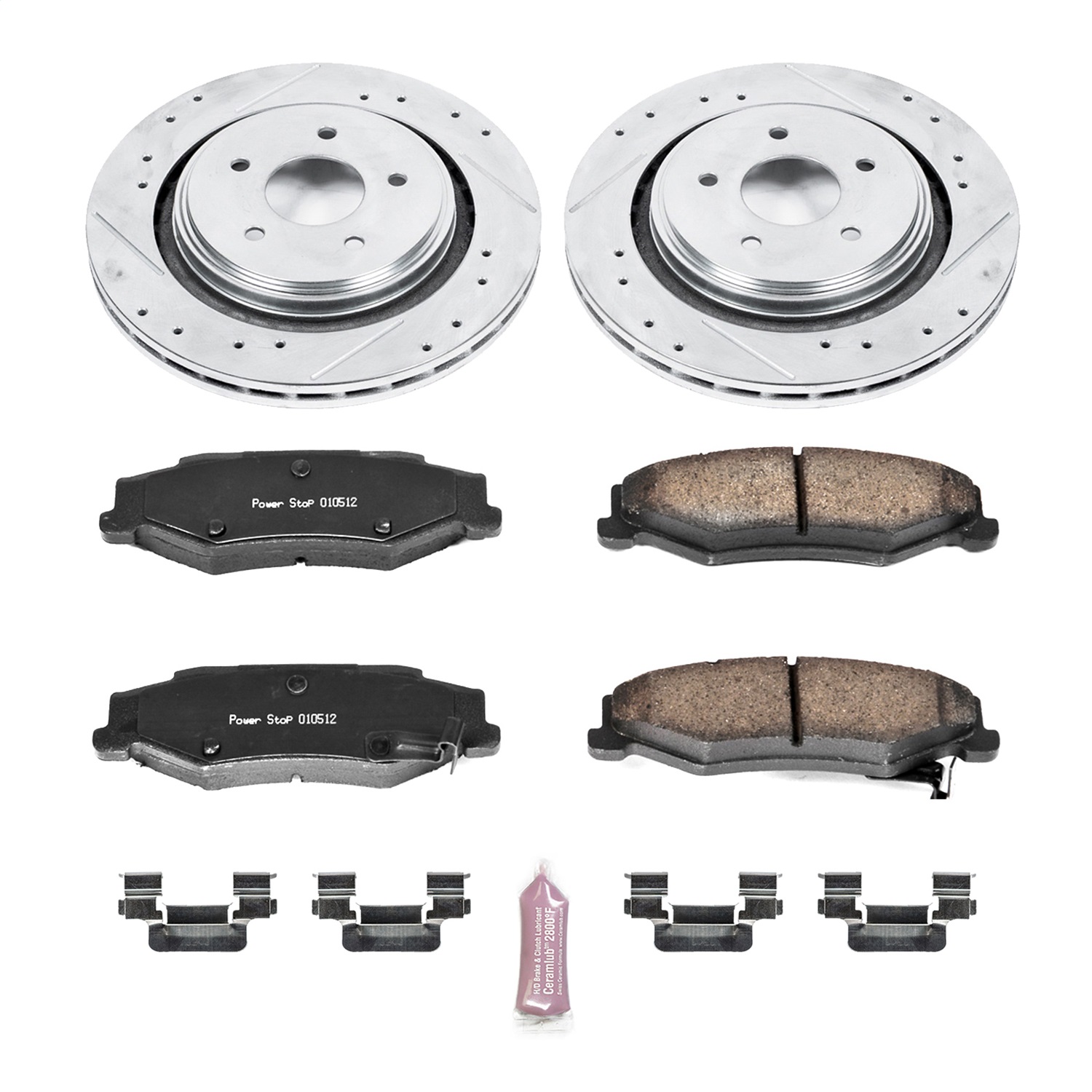 Power Stop - K5159 - Rear - Disc Brake Pad and Rotor Kit