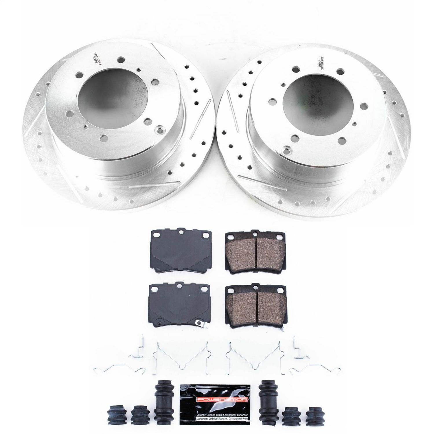 Power Stop - K5160 - Rear - Disc Brake Pad and Rotor Kit