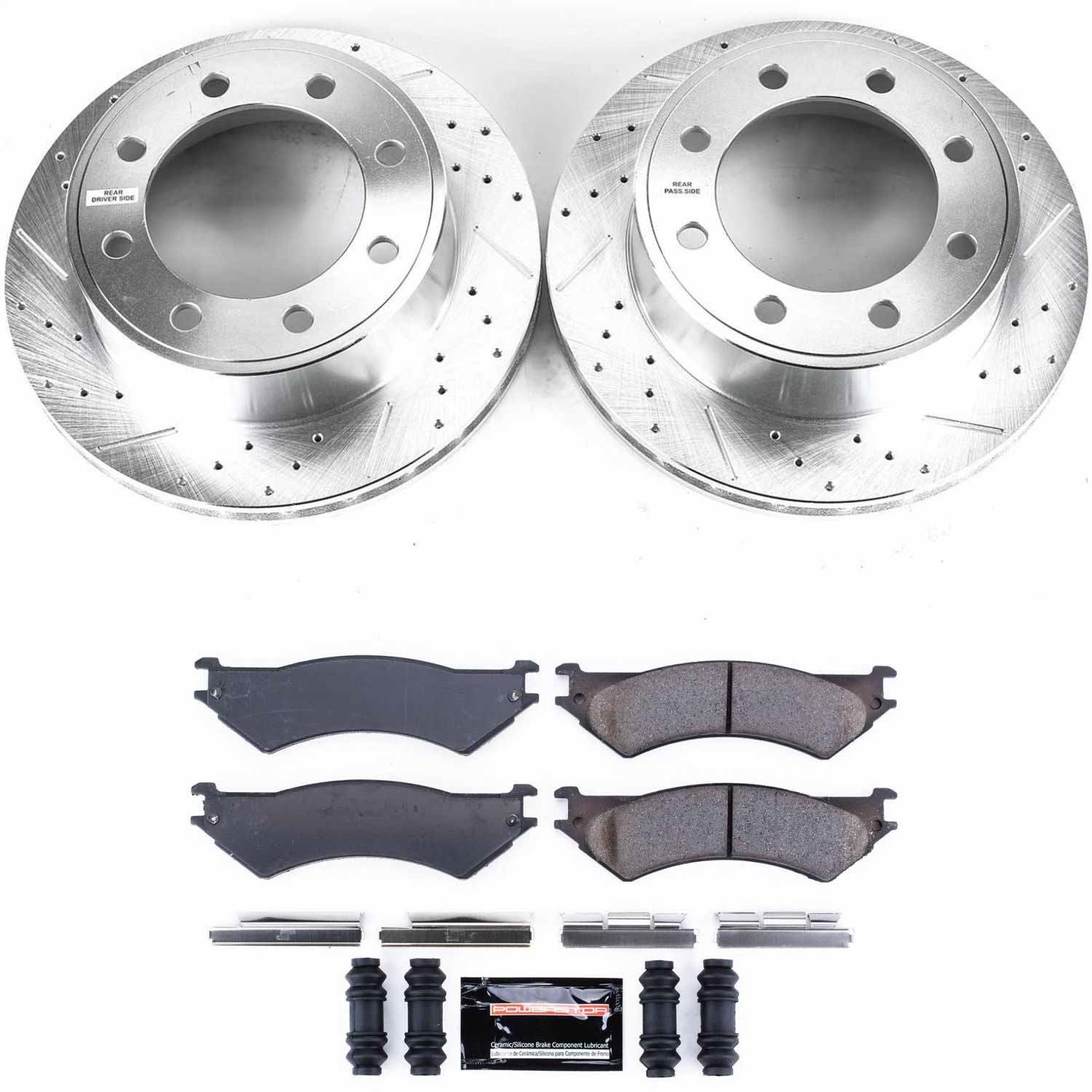 Power Stop - K5203 - Rear - Disc Brake Pad and Rotor Kit