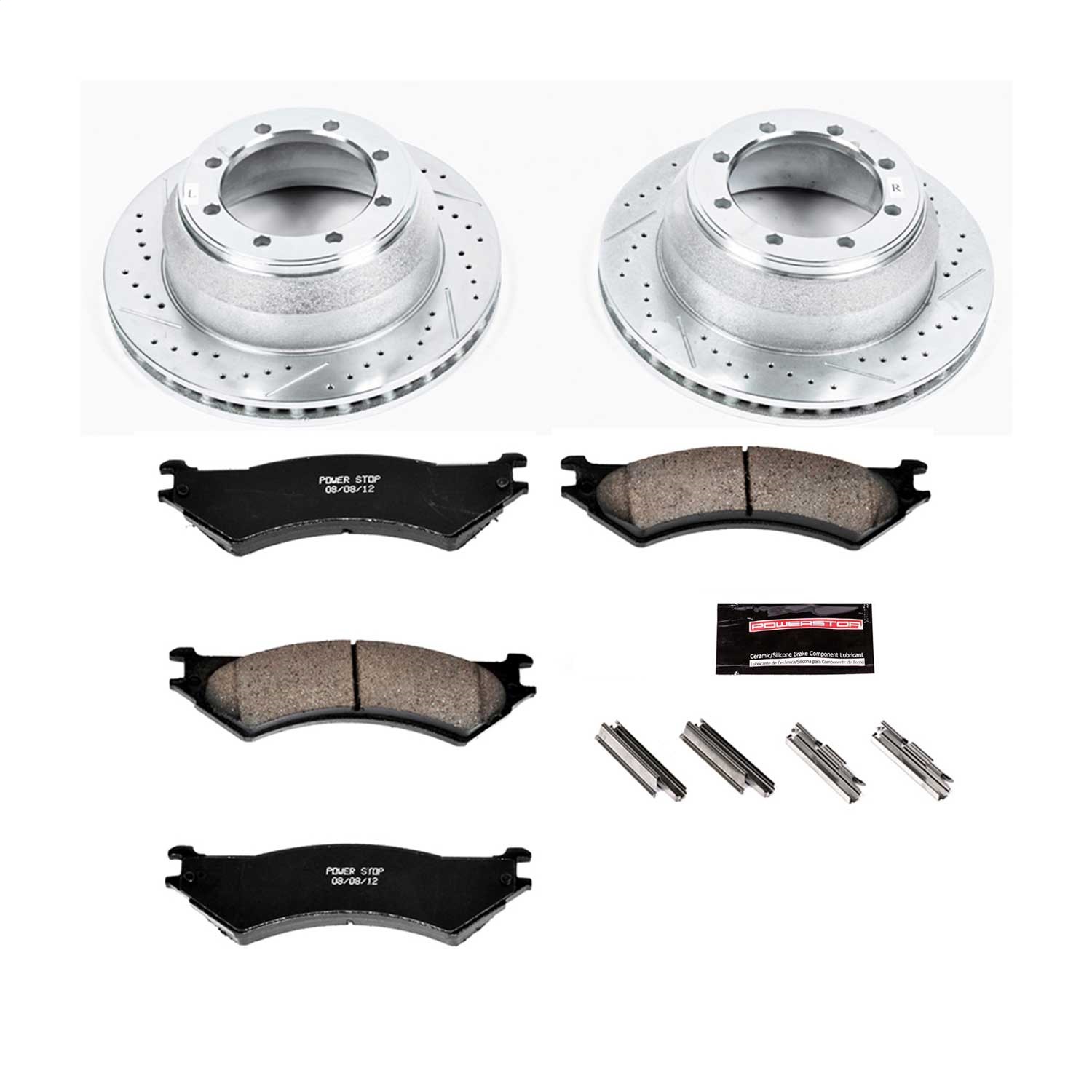 Power Stop - K5204 - Rear - Disc Brake Pad and Rotor Kit