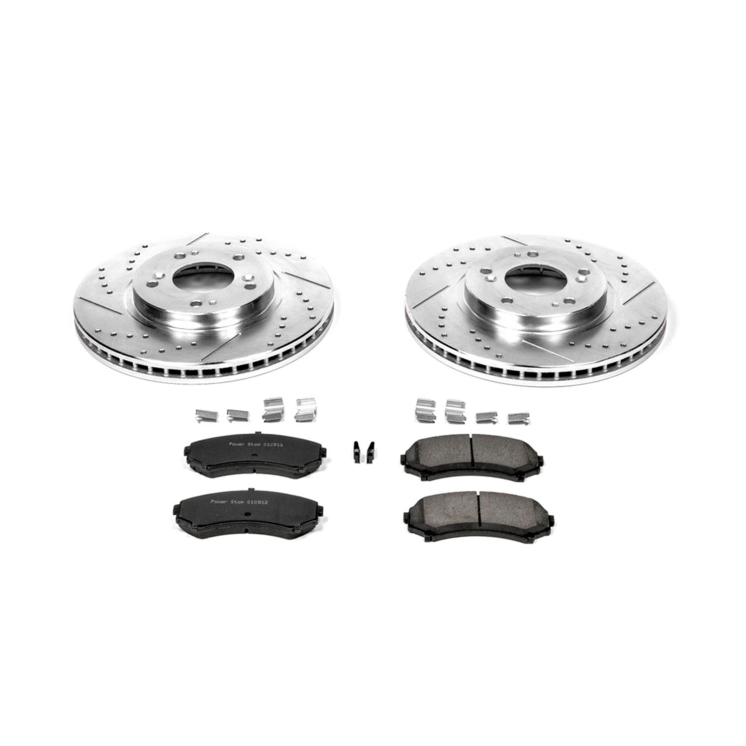 Power Stop - K5258 - Front - Disc Brake Pad and Rotor Kit