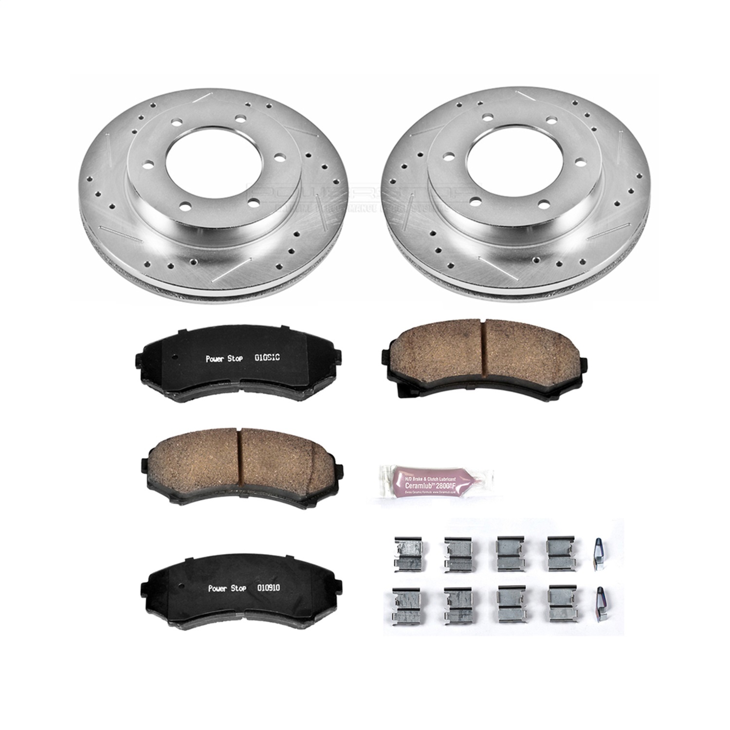 Power Stop - K5259 - Front - Disc Brake Pad and Rotor Kit