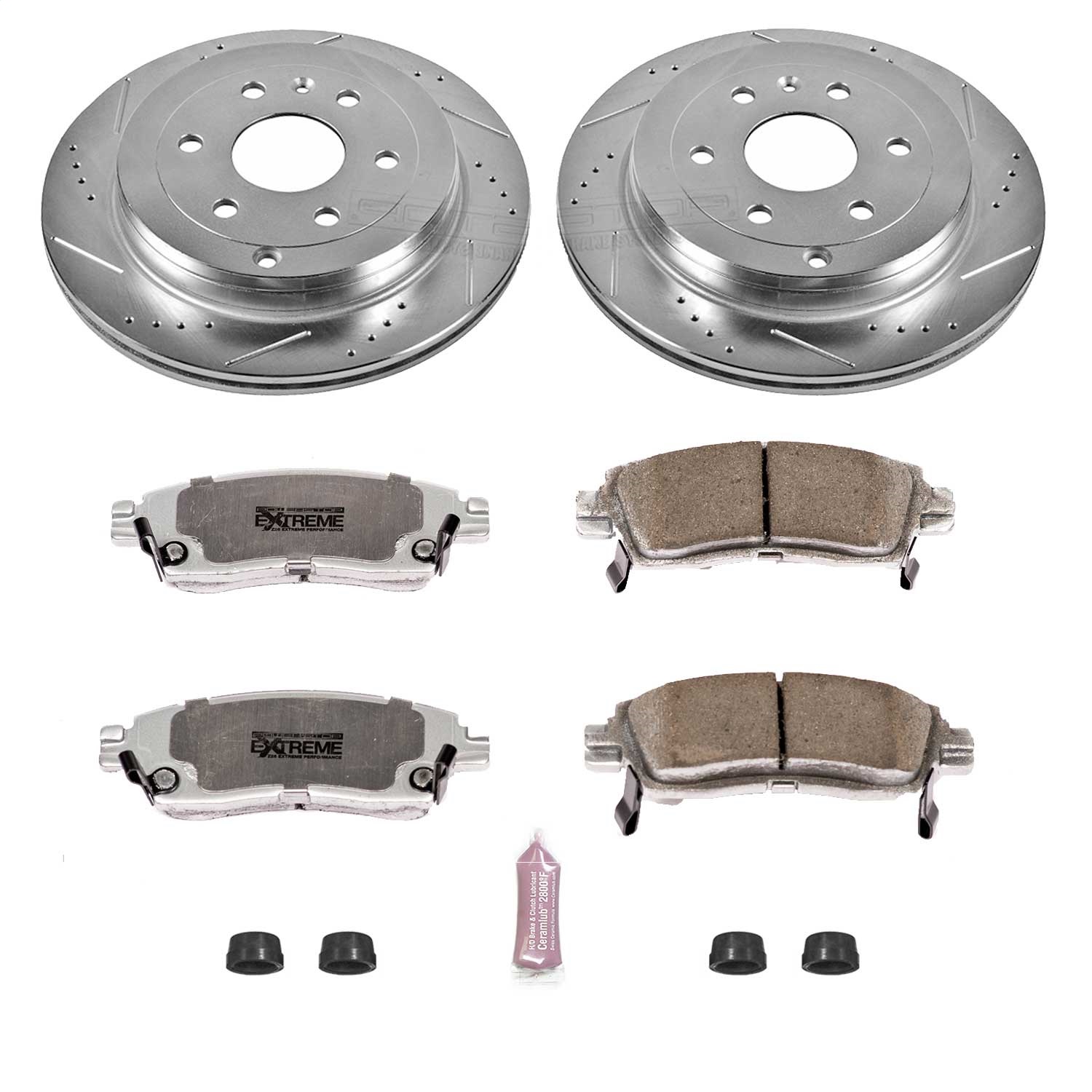Power Stop - K5262-26 - Rear - Disc Brake Pad and Rotor Kit