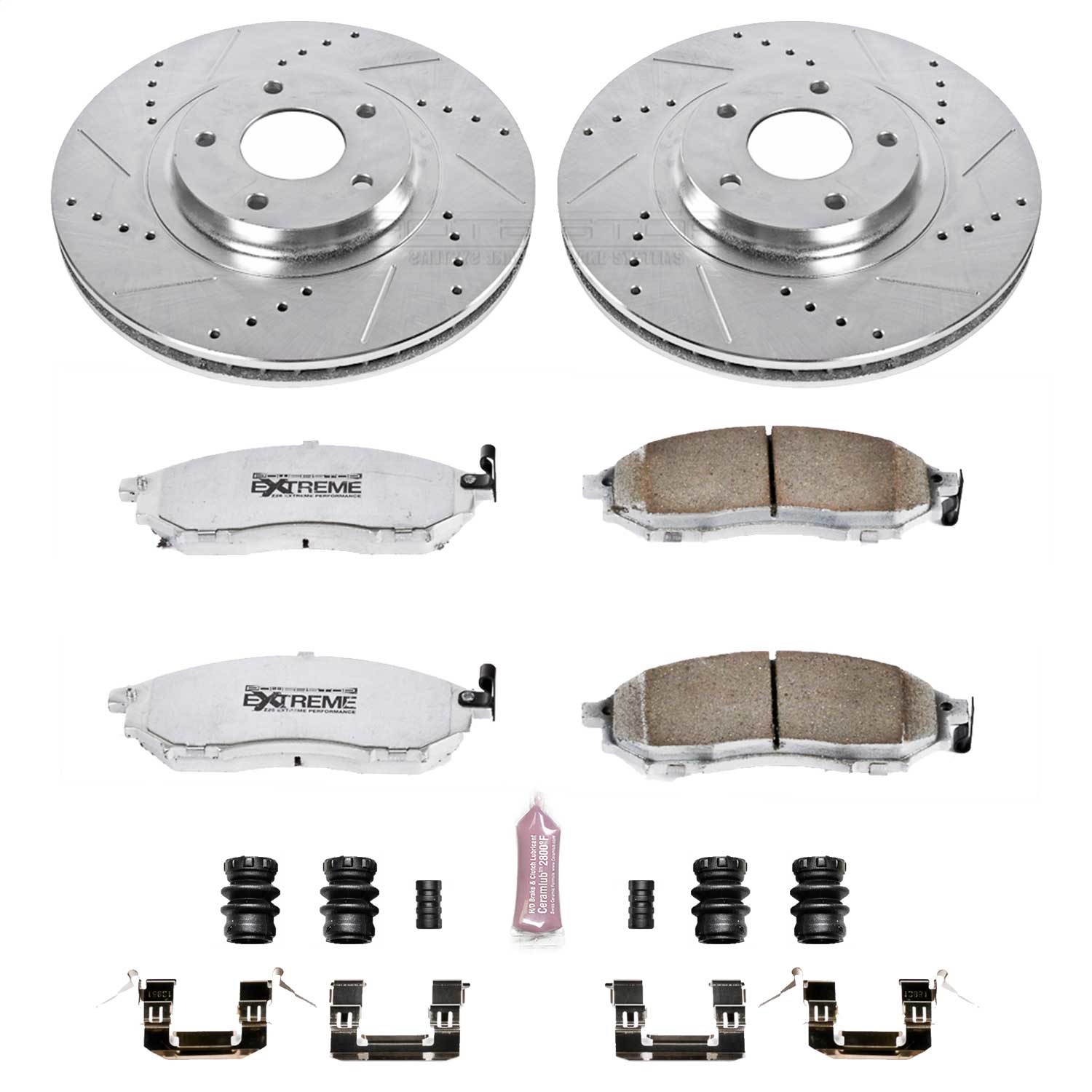 Power Stop - K5263-26 - Front - Disc Brake Pad and Rotor Kit